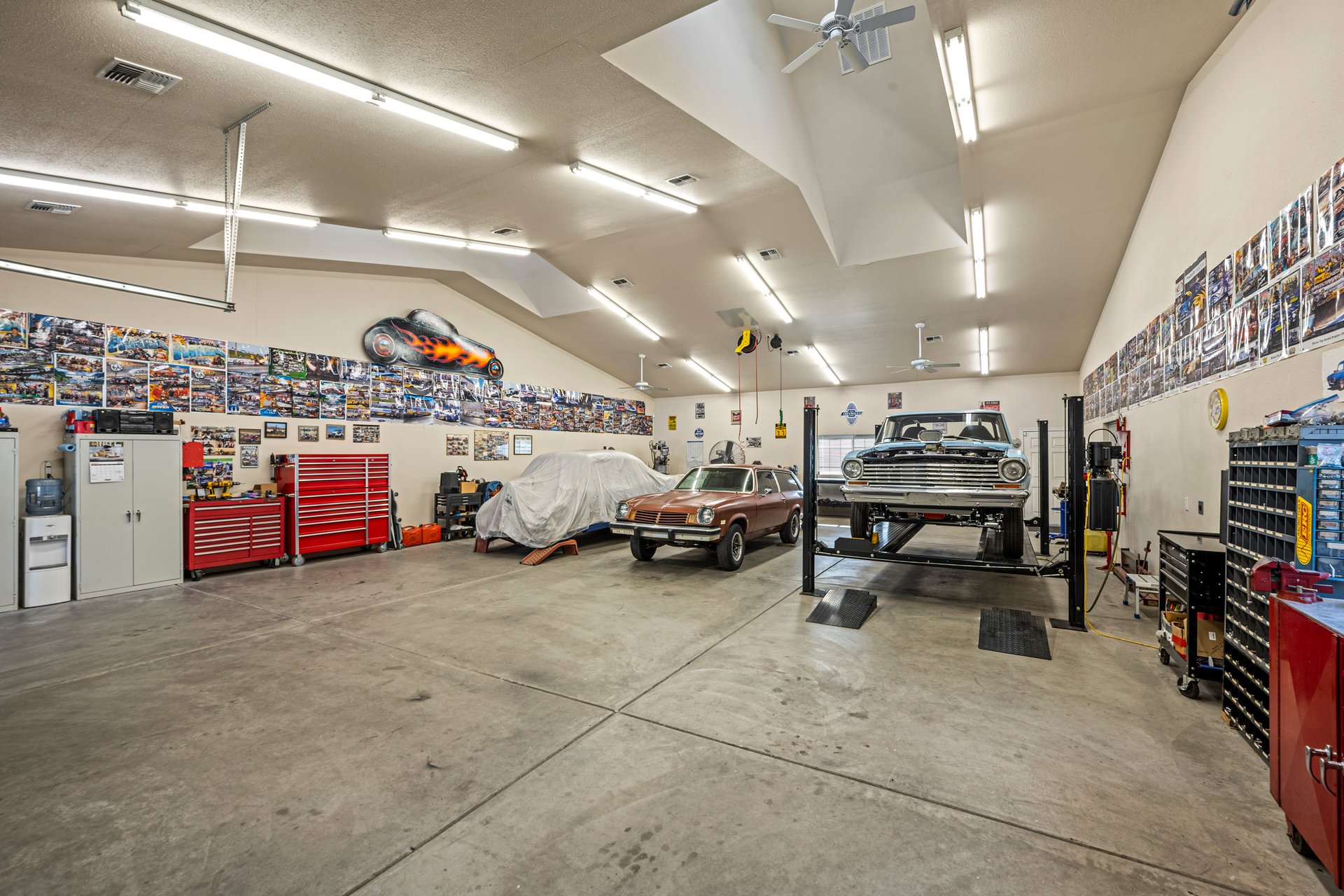 Custom Built Home on 4 Flat Acres in the Heart of Pleasant Valley – A Car Enthusiast's Dream!