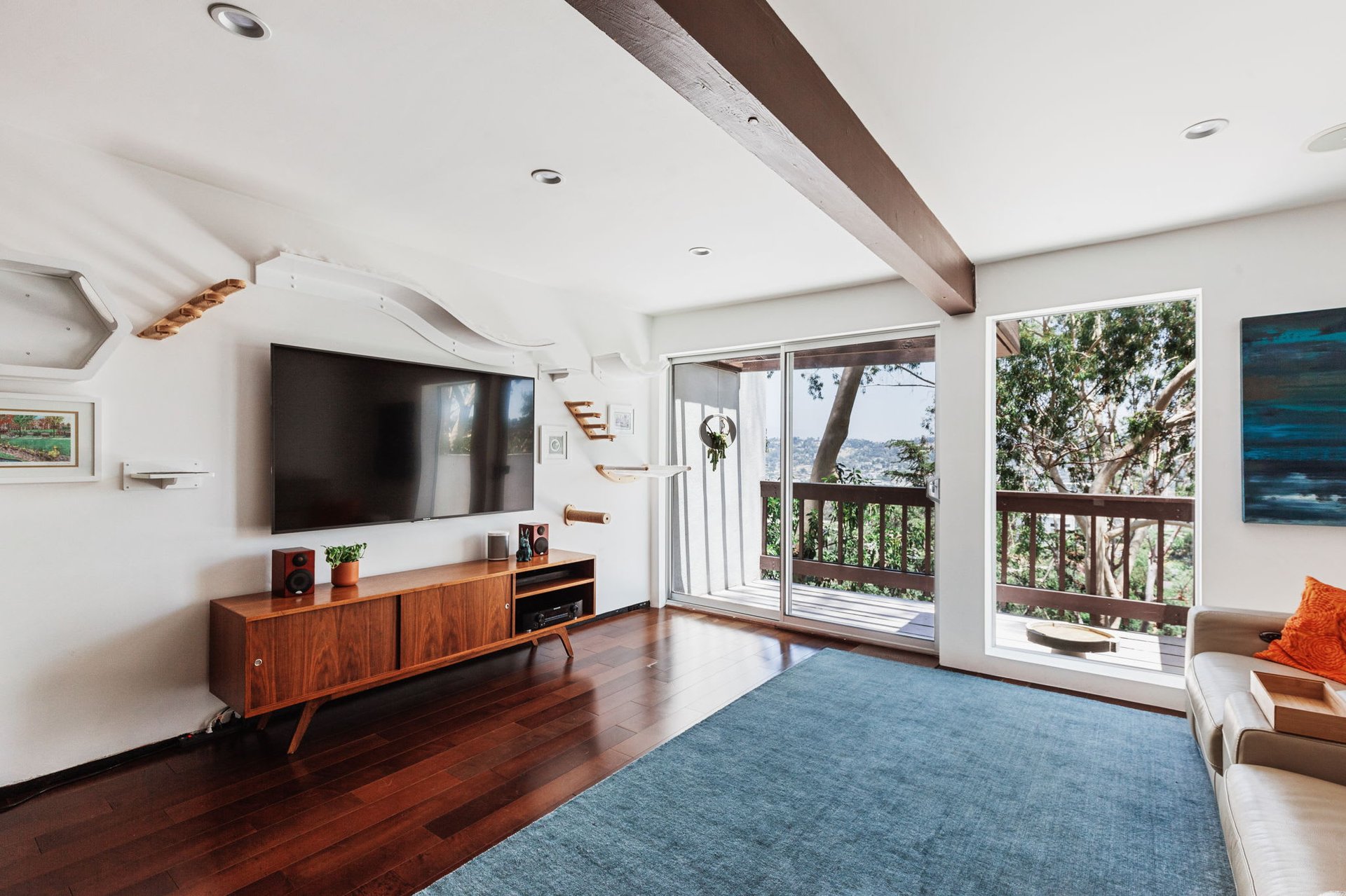 Magnificent Post and Beam Mid-Century Modern Duplex in Silverlake
