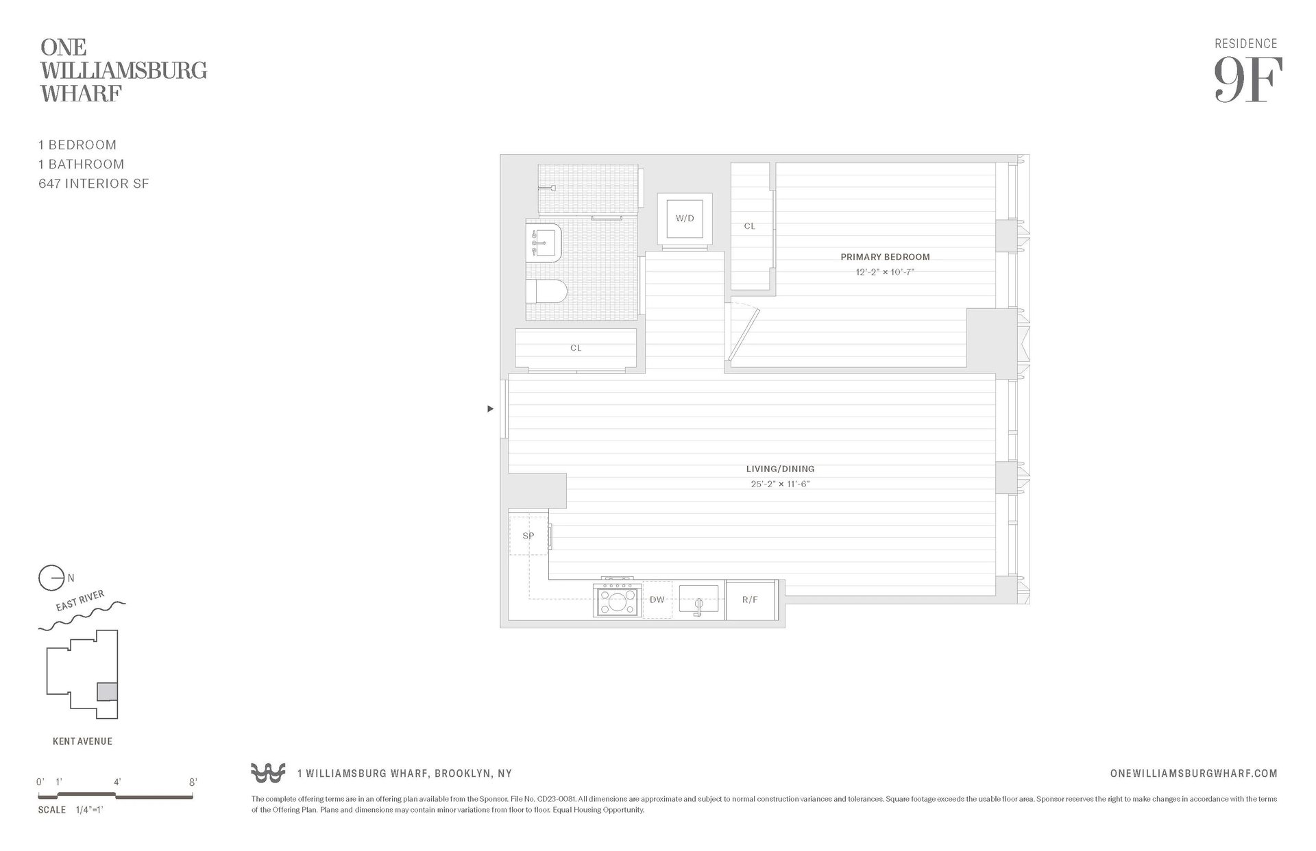 480 Kent Ave #9F