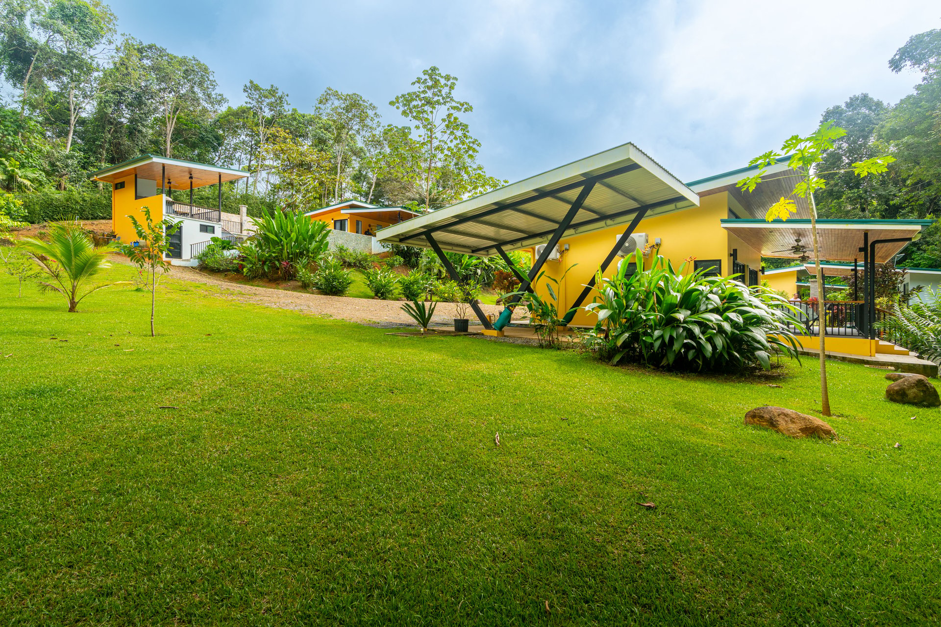 Tropical Family Compound | Luxury Home, 2 Villas, River & Cascades - 2.3 Acres
