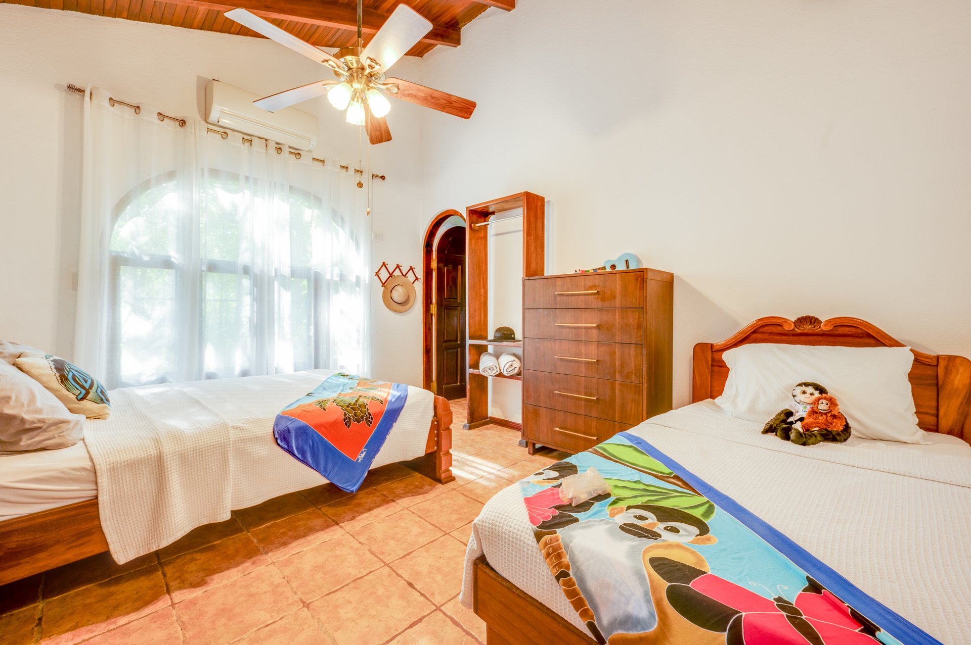 Casa de Luz | 3BR Tropical Home with Pool & Rancho, Walk to Potrero Beach
