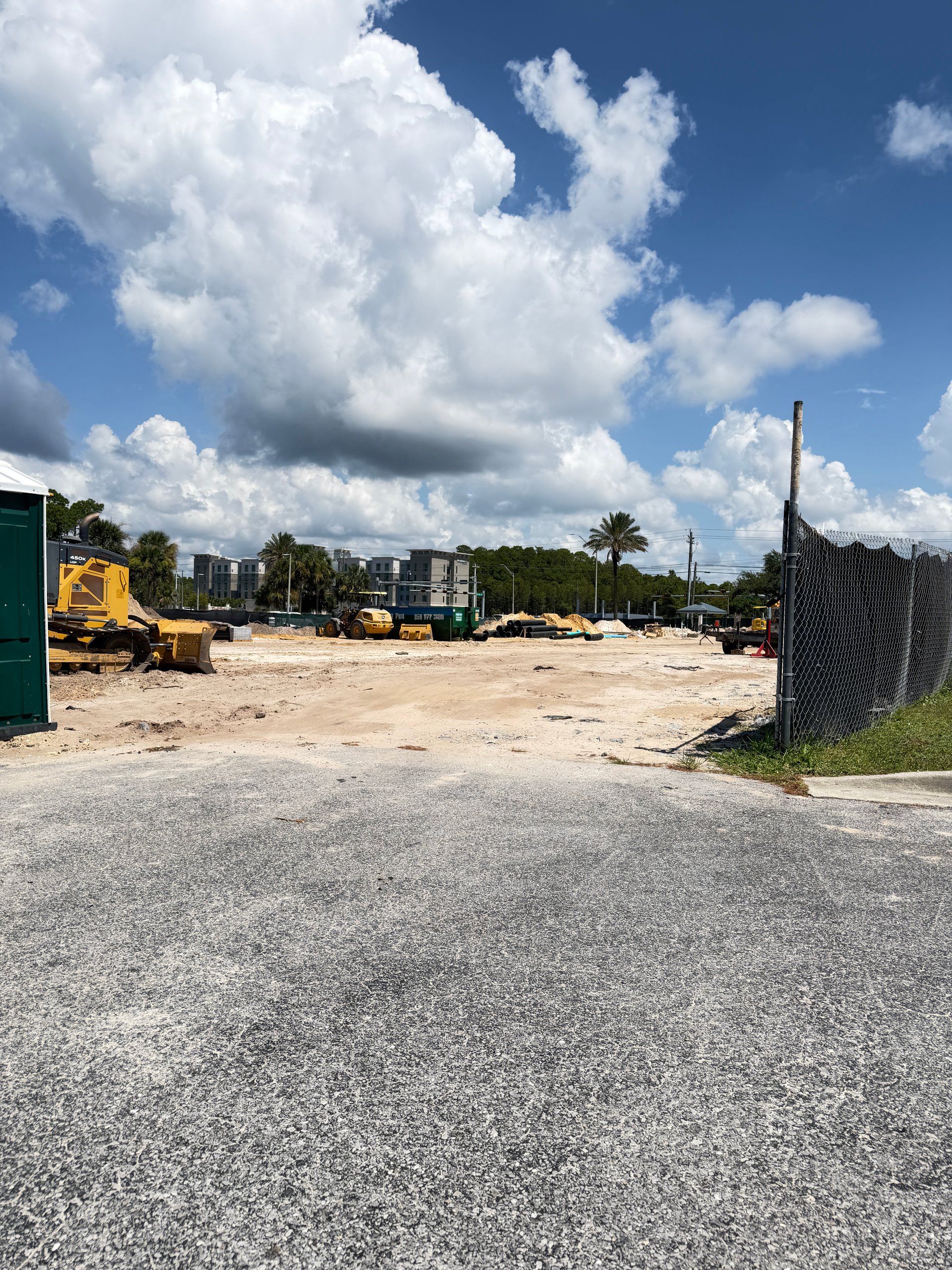 Ruby Tuesday construction near Pier Park Drive and Panama City Beach Parkway