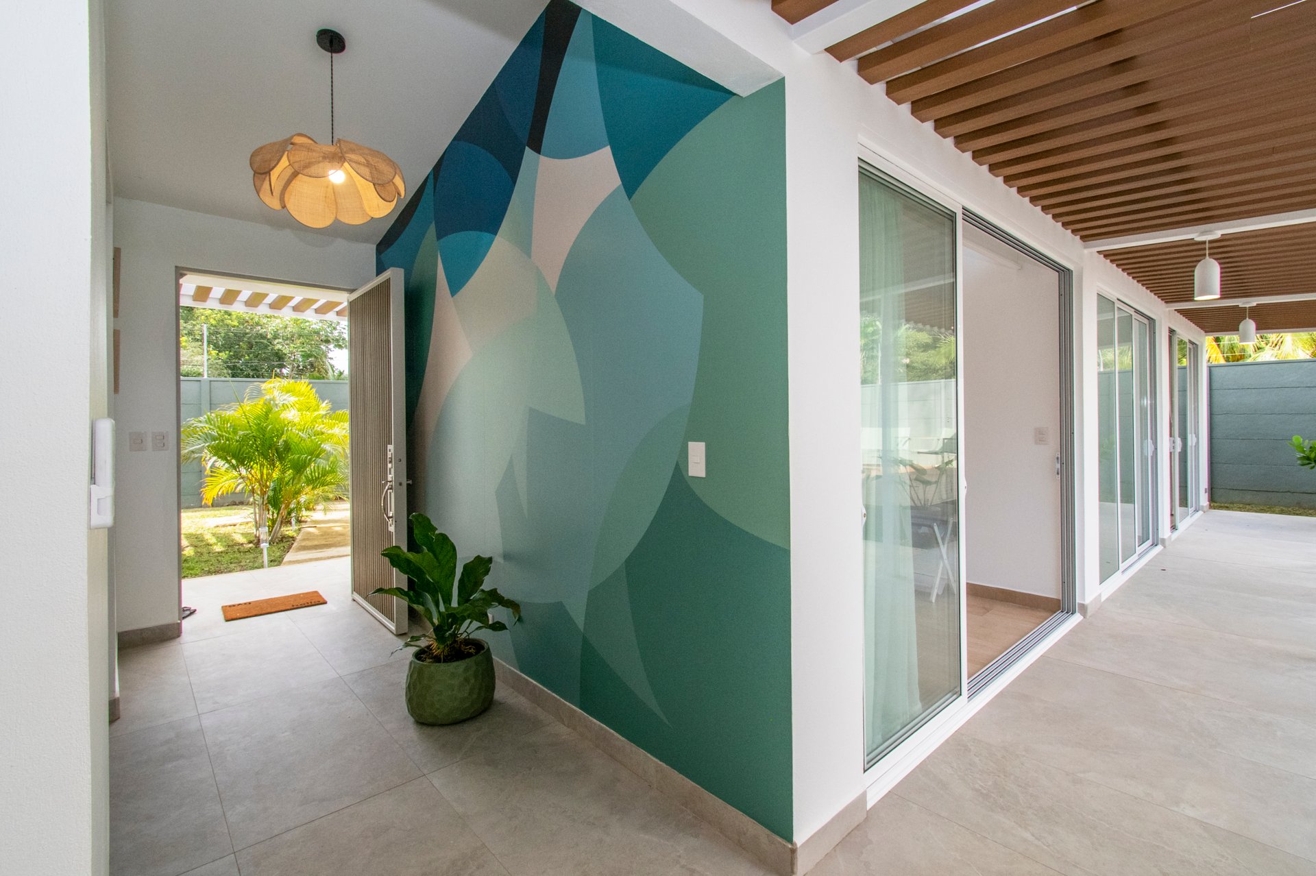 Turnkey Tropical Home Steps from the Beach