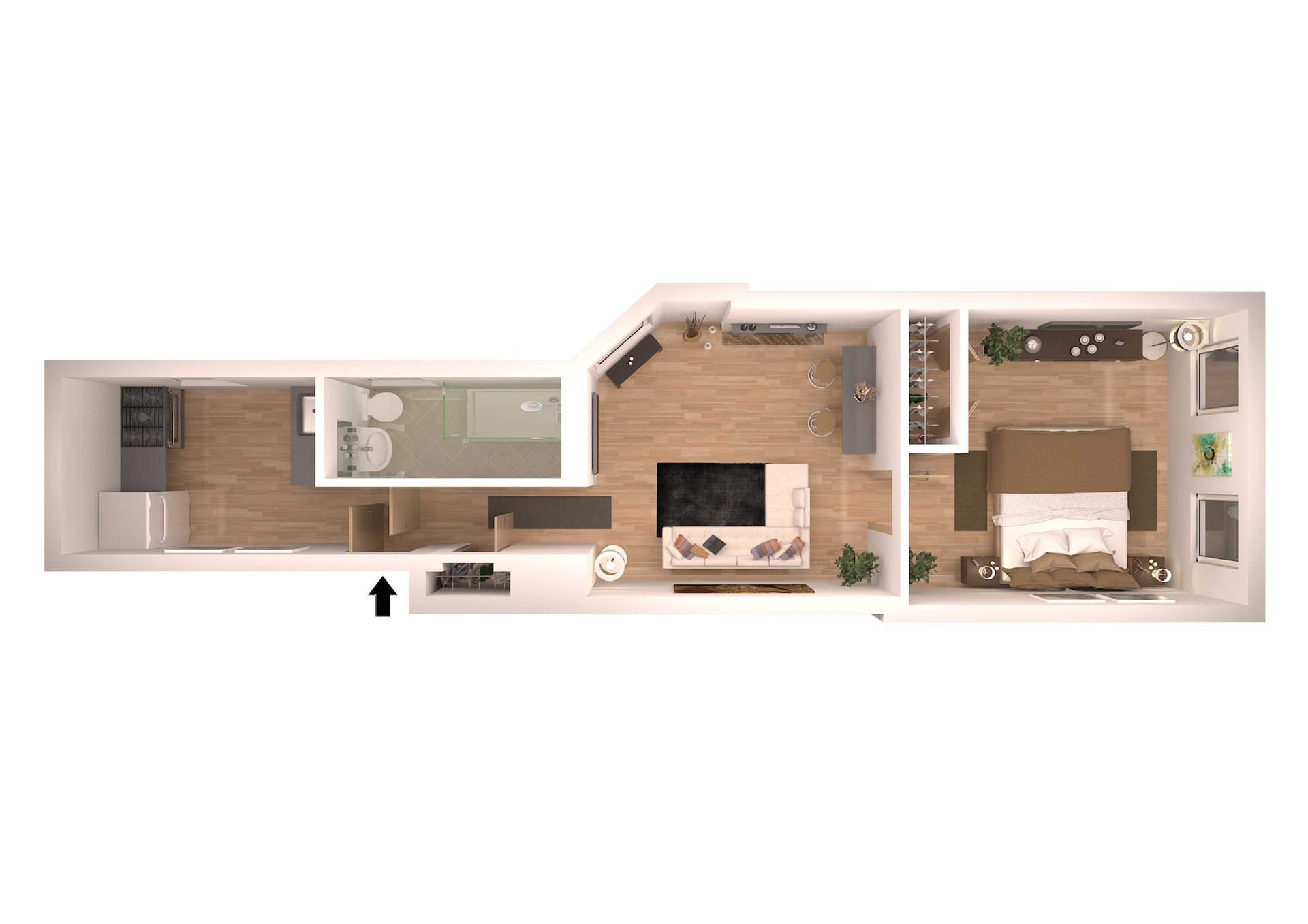 615.5 Hudson Street, Apt 2
