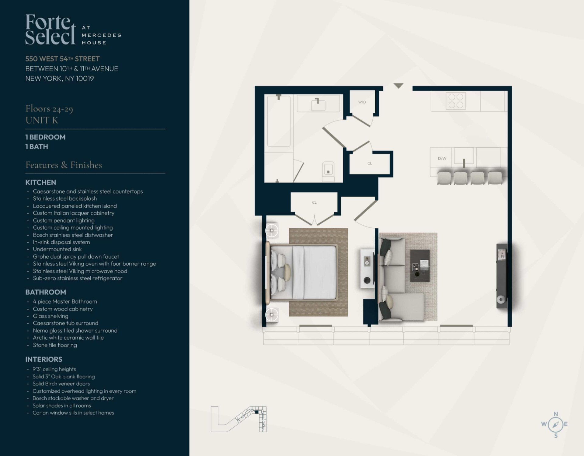 554 West 54th Street, Apt 27-K