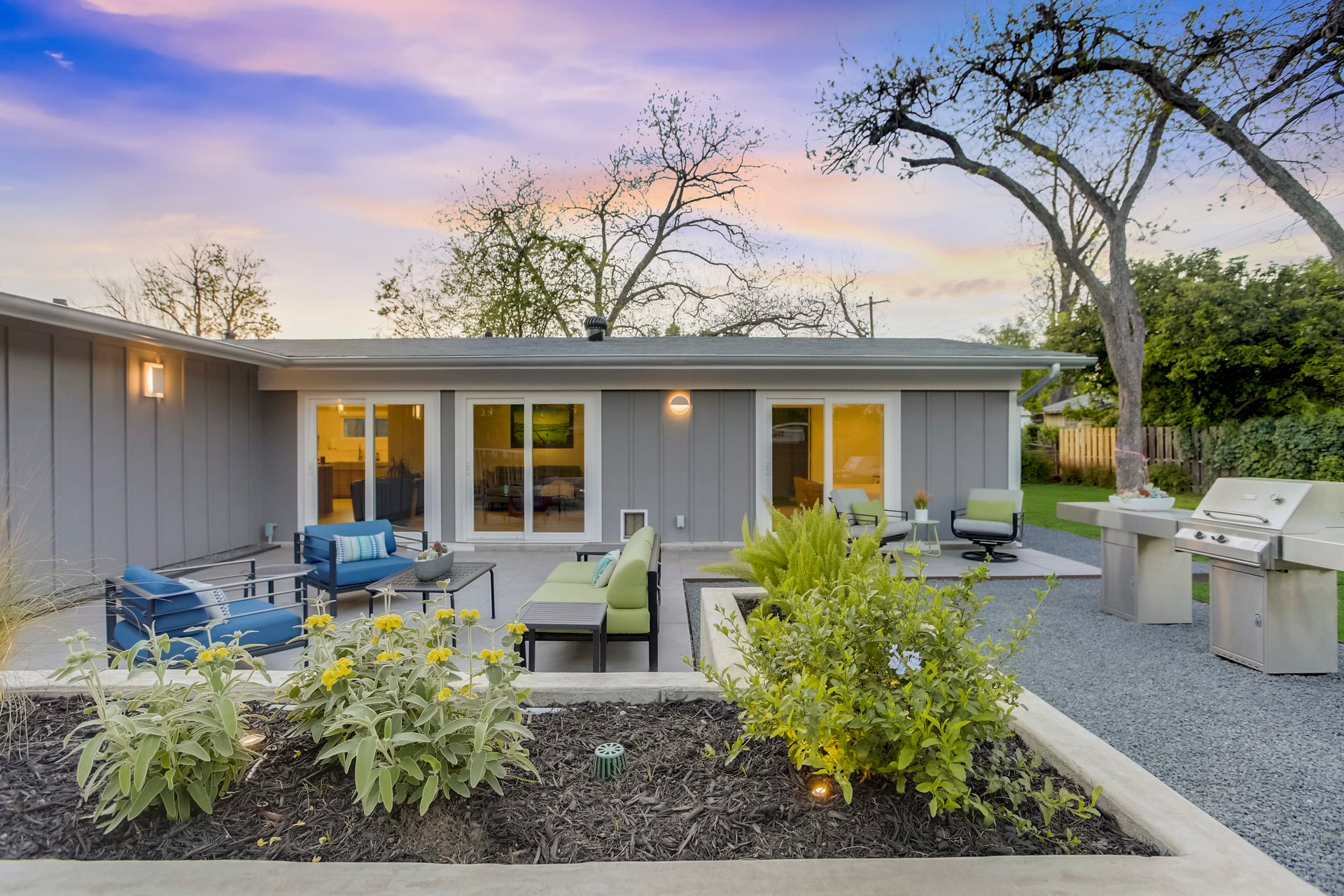 Stunning modern mid-century rebuilt home in the sought-after Delwood Heights near Mueller!