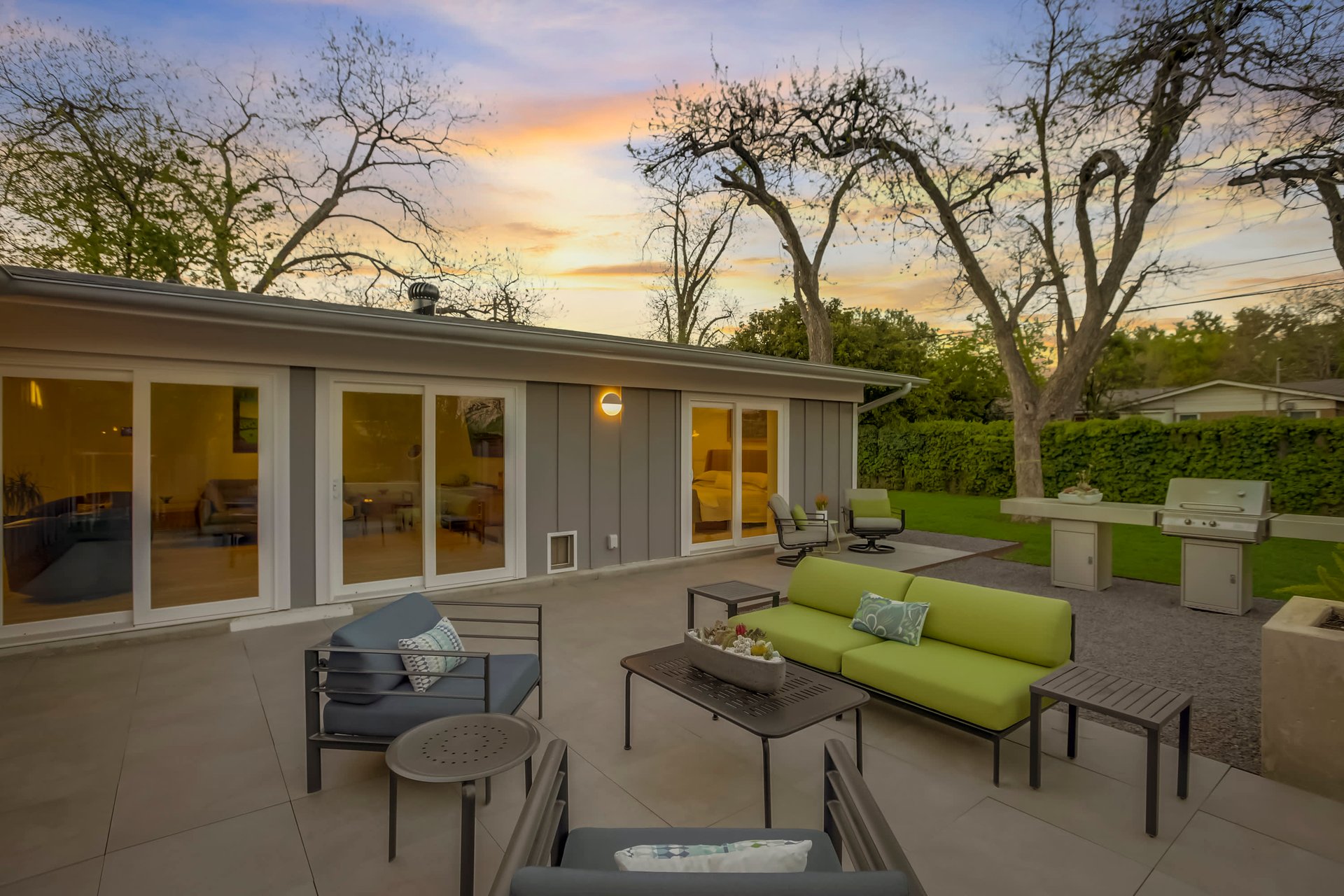 Stunning modern mid-century rebuilt home in the sought-after Delwood Heights near Mueller!