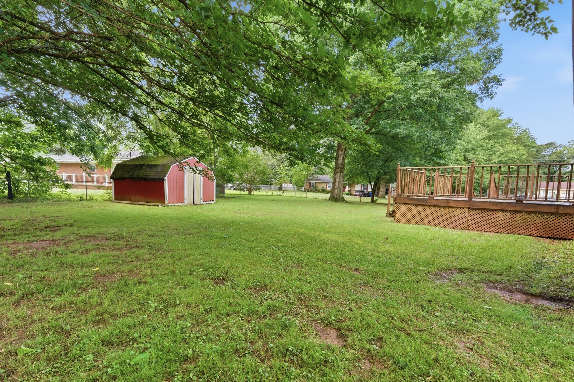 Prime Madison City Schools Location with Fenced in Backyard