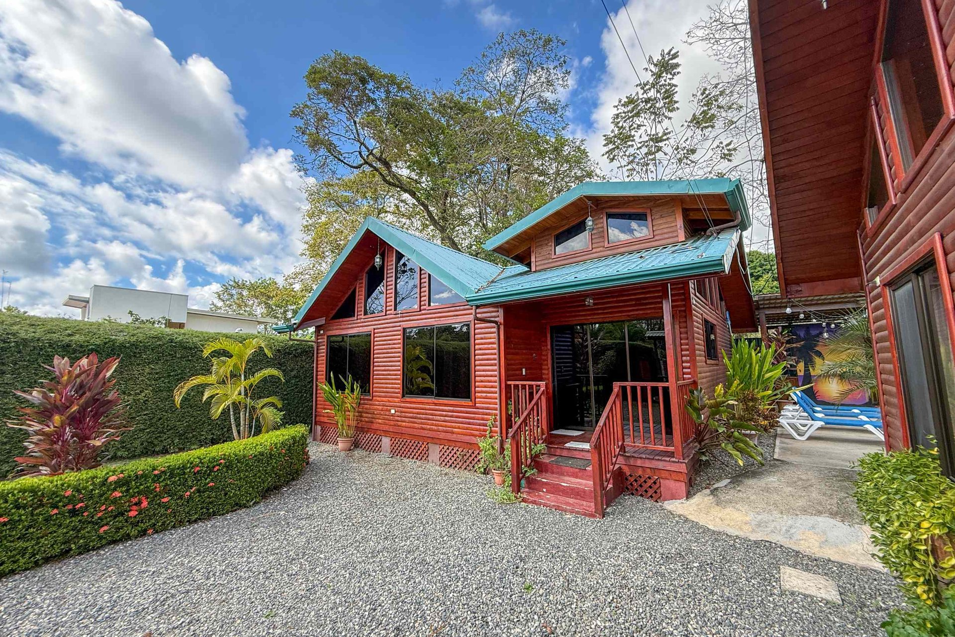 Unique Income Producing Home with 3-Bedrooms plus 1-Bedroom Cabin & Pool in Walk-to-Beach Location in Bahia near Uvita Costa Rica