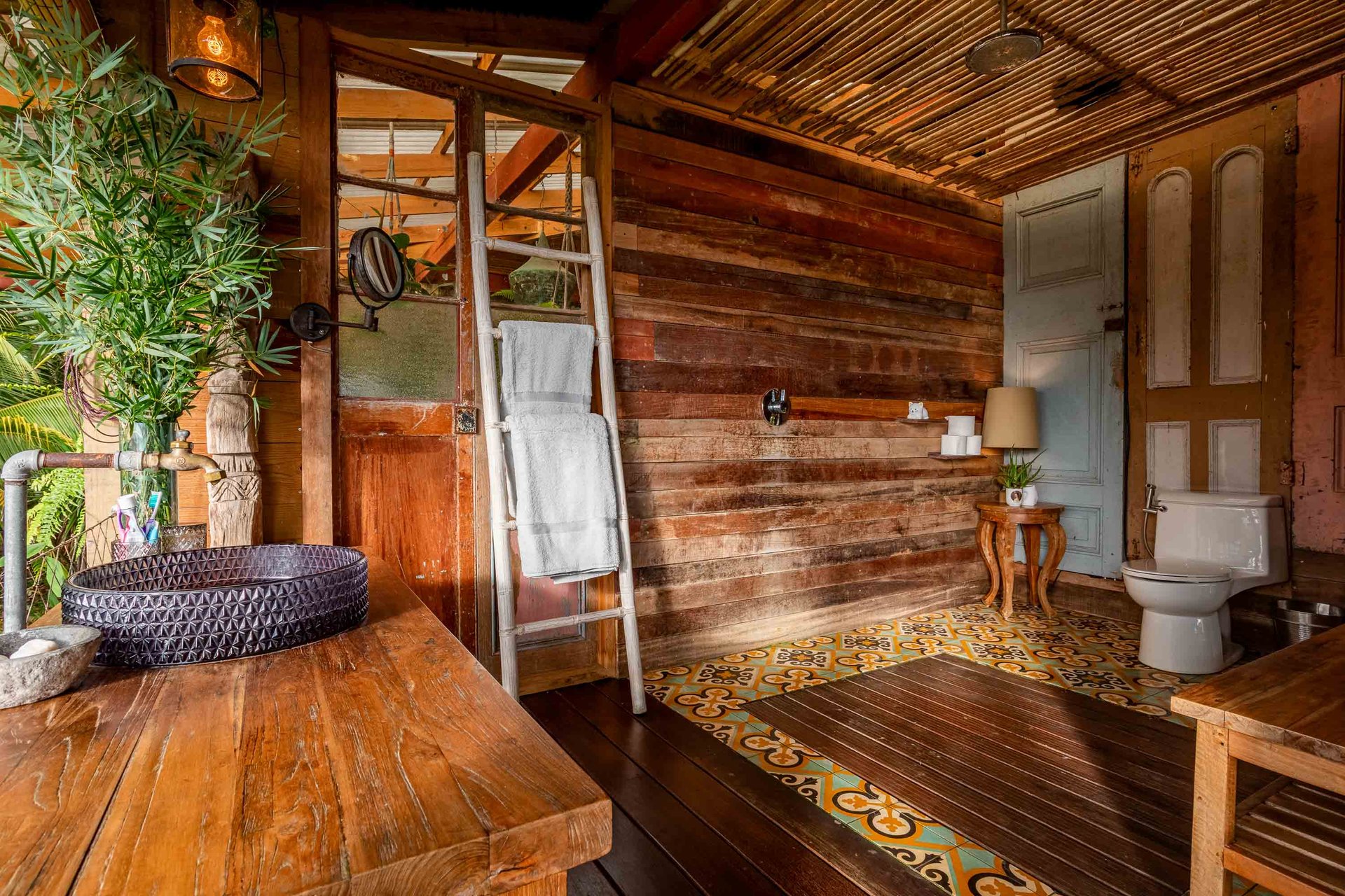 A Handcrafted Residence Immersed in Nature Above the Canopy Ocean View Architectural Home