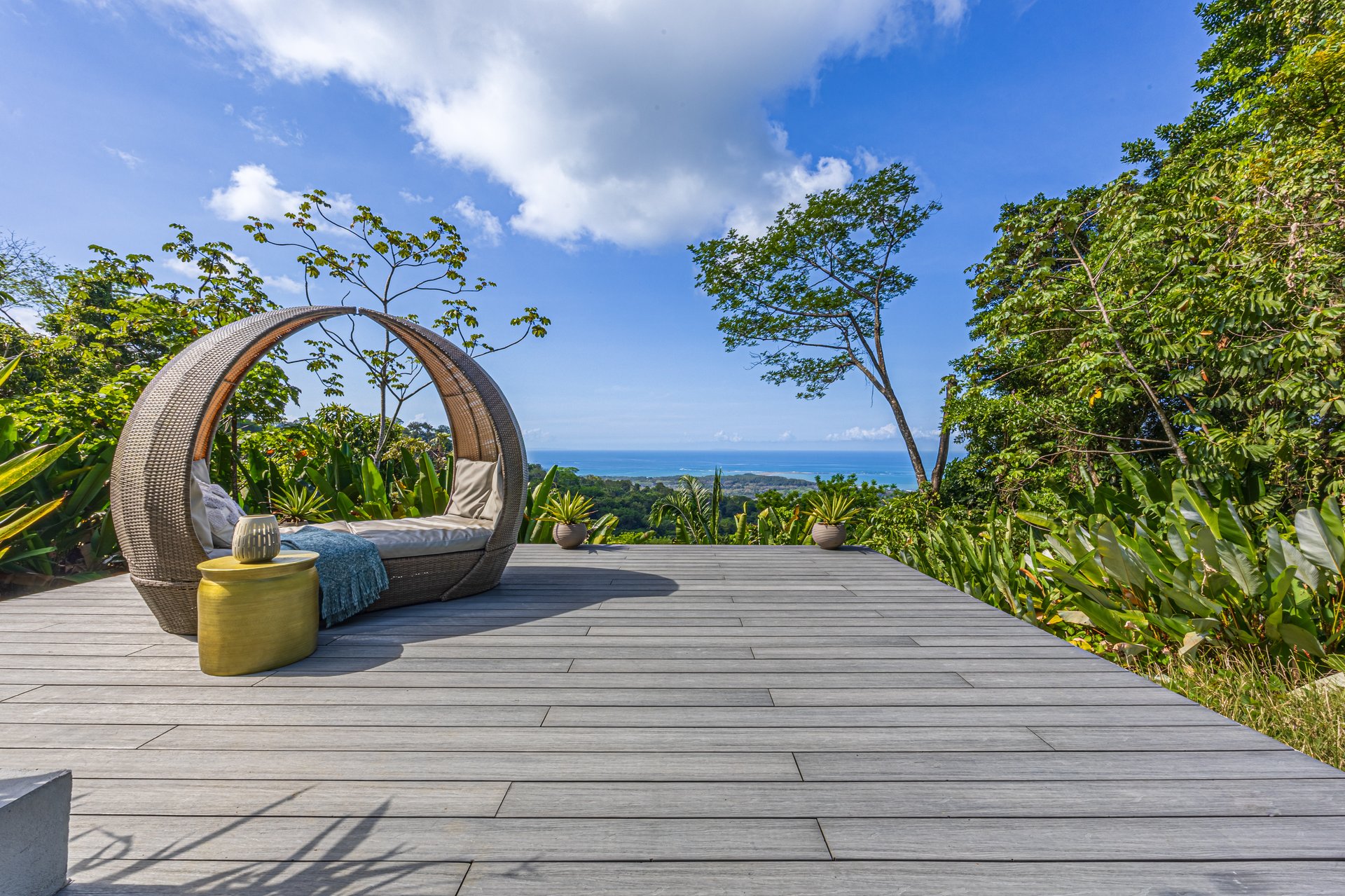 Uvita Ocean and Whale Tail View Modern Home on 3.64 Acres in Exclusive Enclave