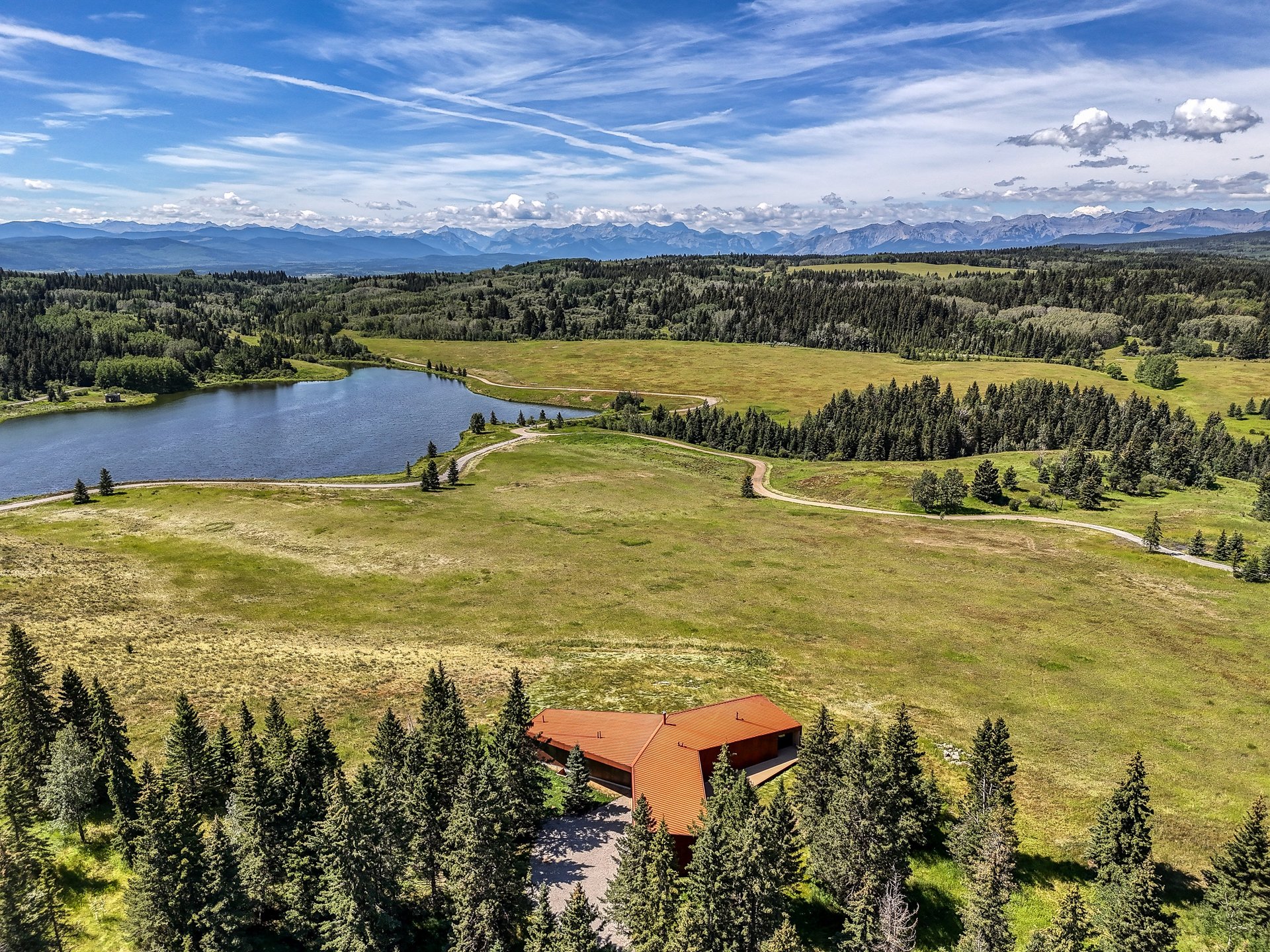 Architectural Luxury Home in Alberta's Foothills Near Canmore & Calgary