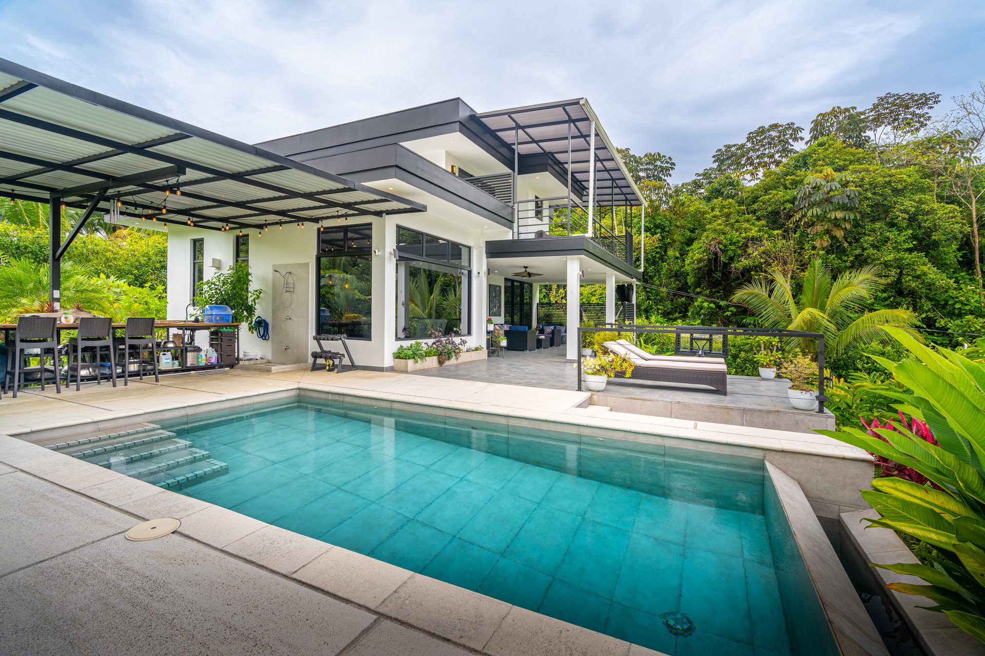 Modern 4-Bedroom Family Sanctuary with Infinity Pool, Edible Forest Garden - Exclusive Gated Ojochal Community 
