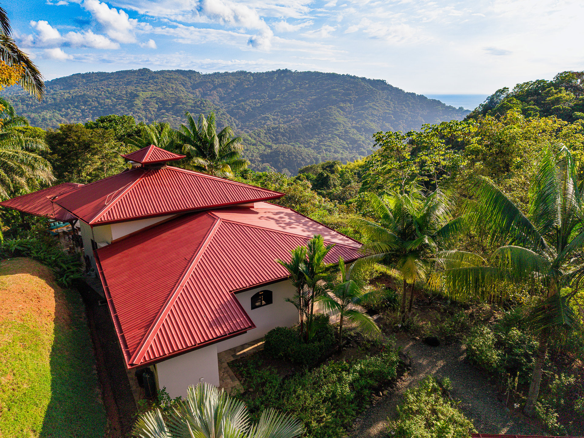 Sunset Ocean View Home on 2.6 Acres Platanillo