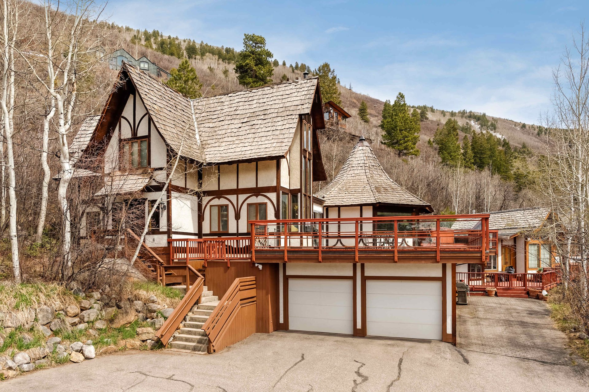 Aspen Arts and Crafts tudor Home in Aspen 