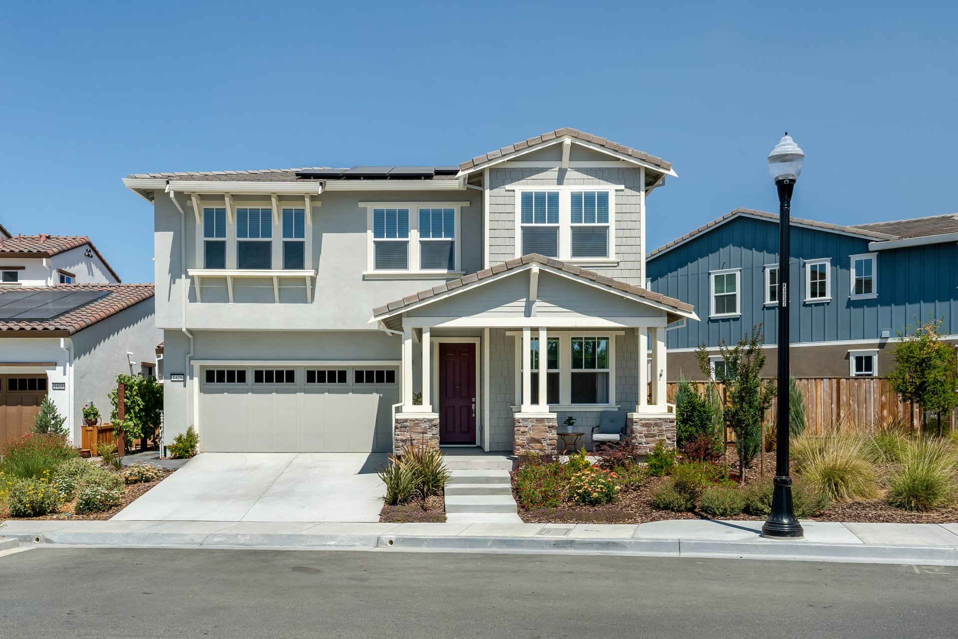 Newly Constructed Residence with Spacious Flat Yard- Represented Buyer