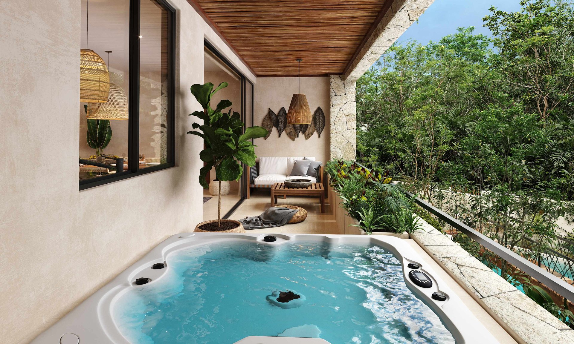  Beautiful 3 Bedroom apartment for Sale in the heart of Tulum