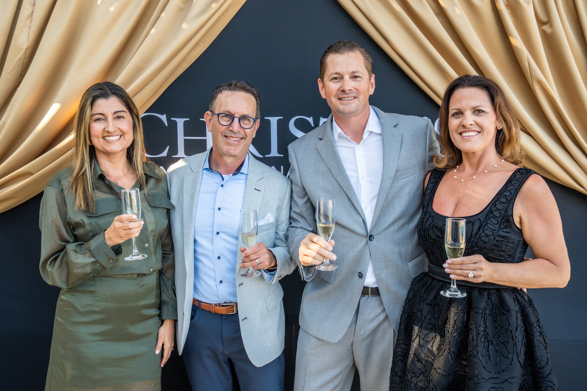 Gavin Swartzman, Katherine Pardo, Renee Fleming and Dennis Fleming