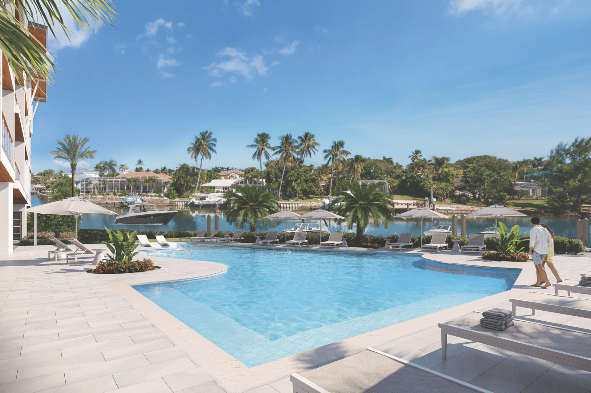 Twenty Twenty Gulfshore Naples &mdash; luxury waterfront condominiums on Gulf Shore Boulevard between the Gulf of Mexico and Moorings Bay