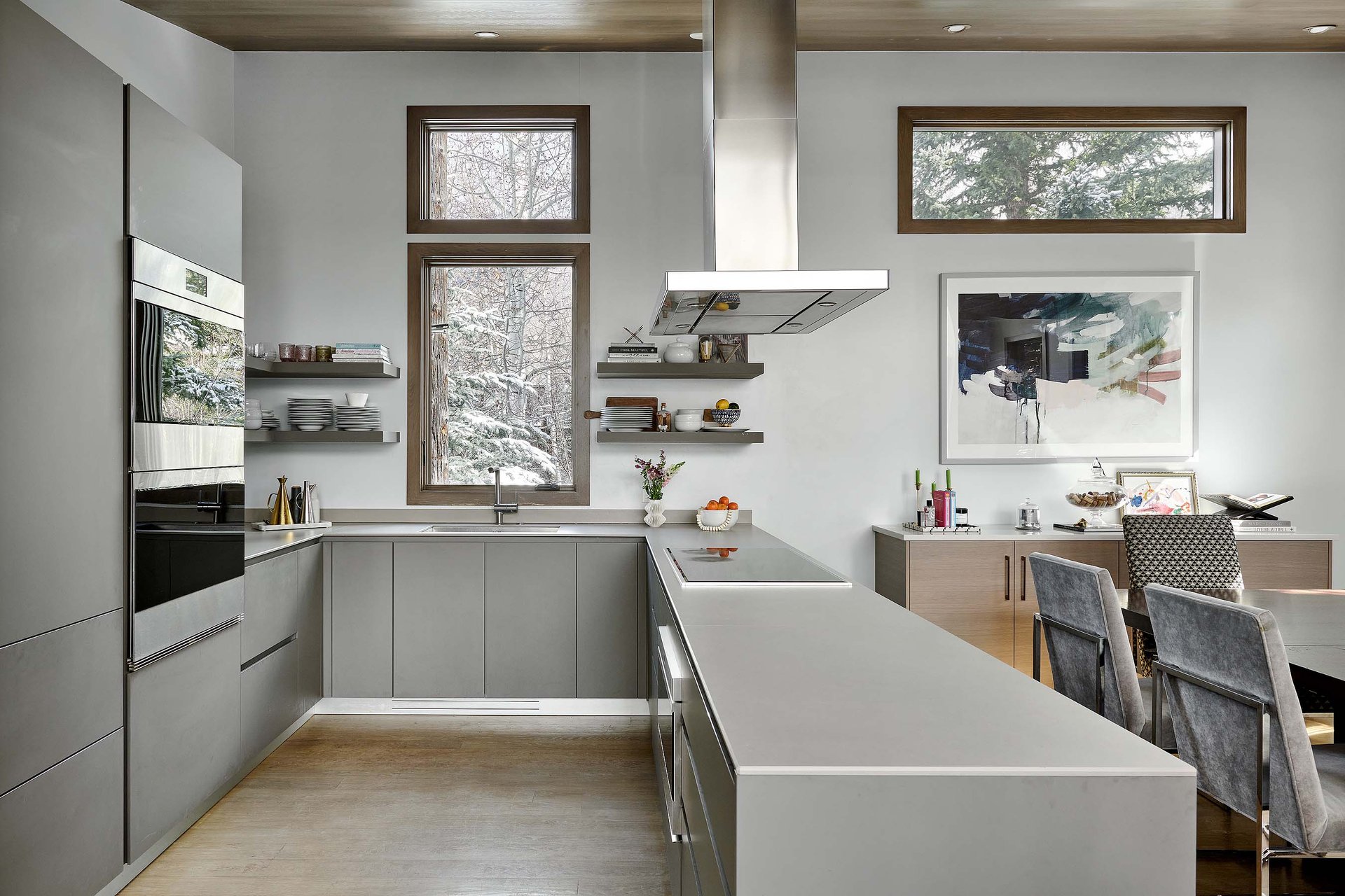  Contemporary Home Nestled on the North Side of Aspen 