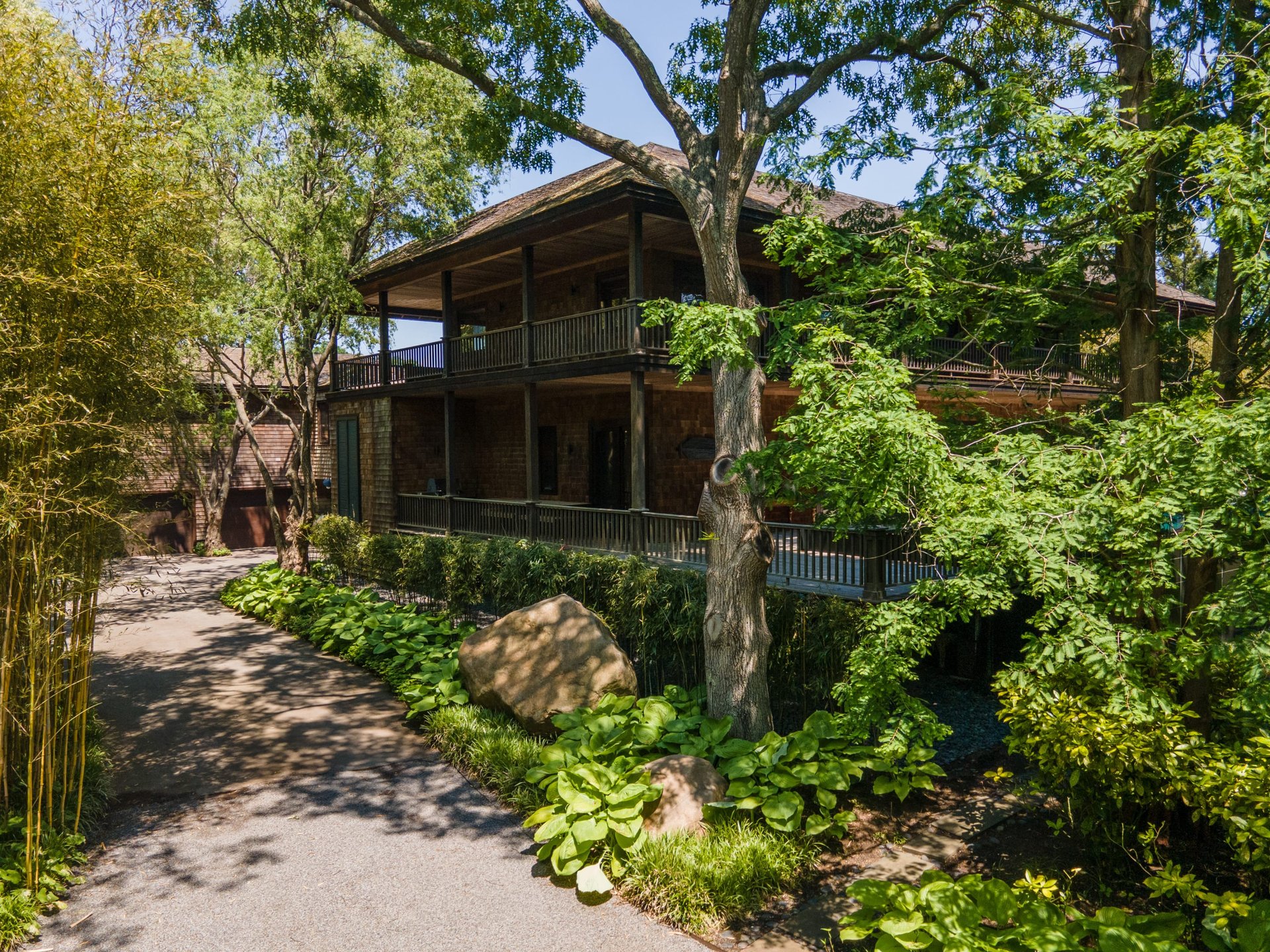 Designer Waldo Fernandez's East Hampton Village Compound