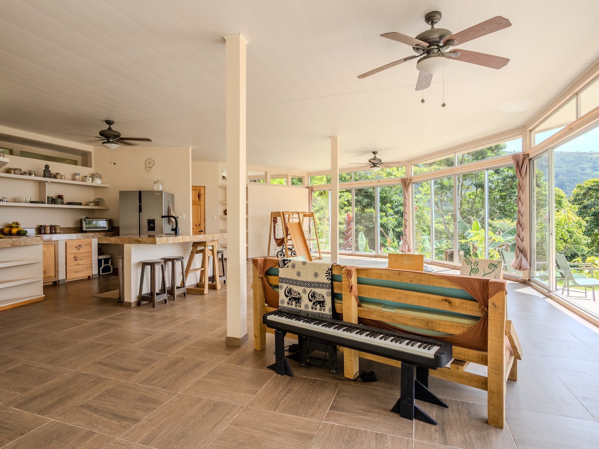 Scenic 2-Home Property for Sale in Serenity Gardens, Costa Rica – 1 Acre Mountain Estate Near Ojochal