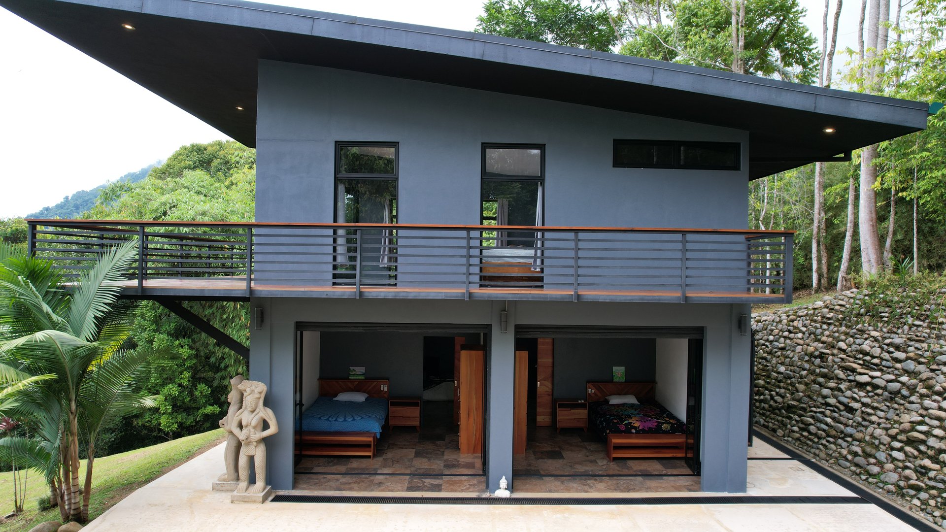 Mountain Estate with Waterfall View & Partial Ocean View, Commercial Kitchen, Gym, Massive Saltwater Pool & 4 Building Sites