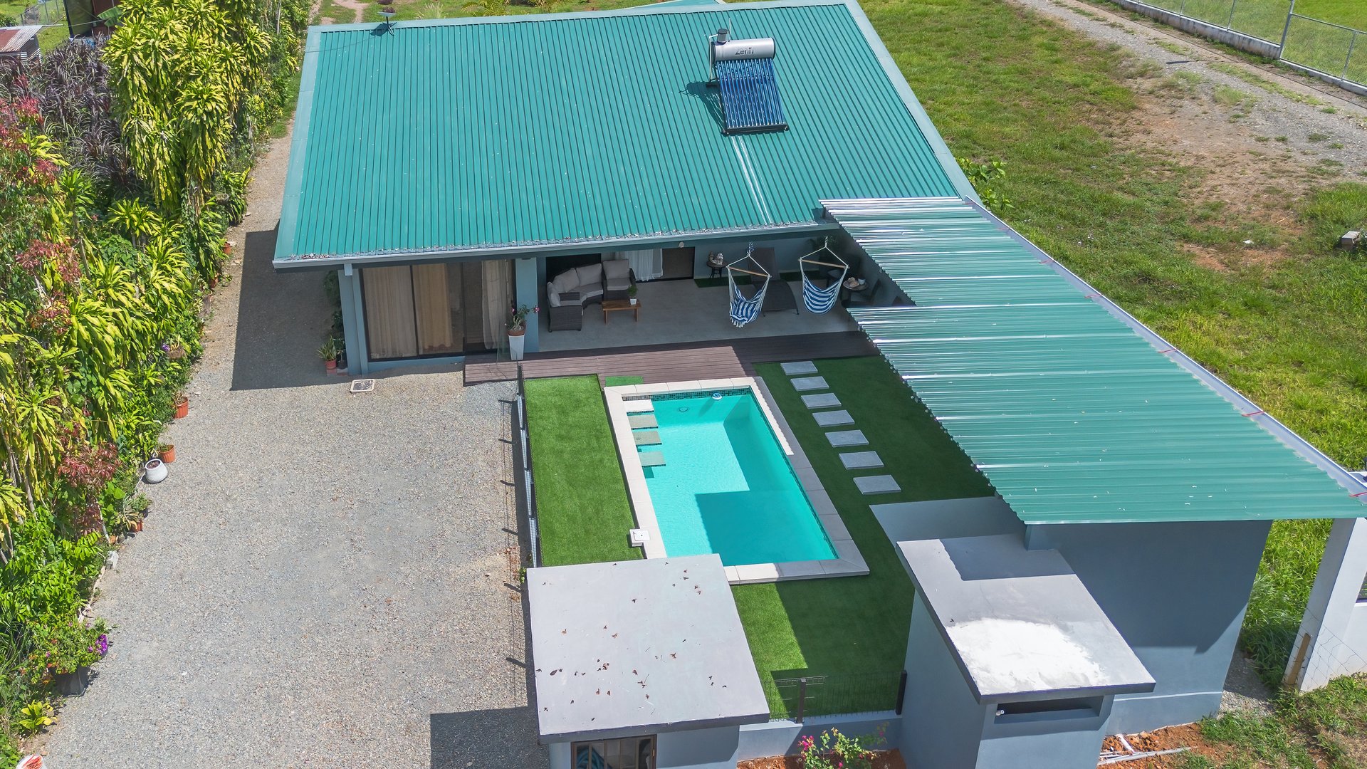 Brand-New Mountain View Home with Pool and Expansion Potential in Villa Nueva, Quepos