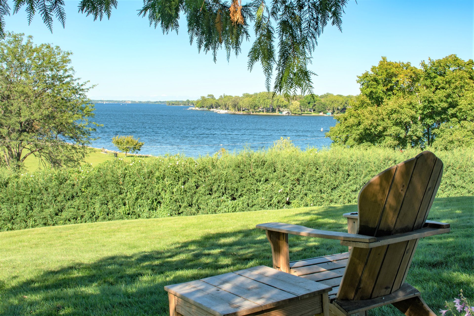Hilltop Setting Overlooking Excelsior Bay