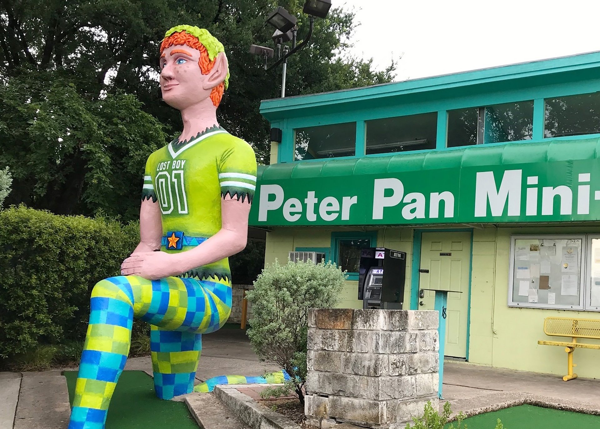 Guest houses with green lawn