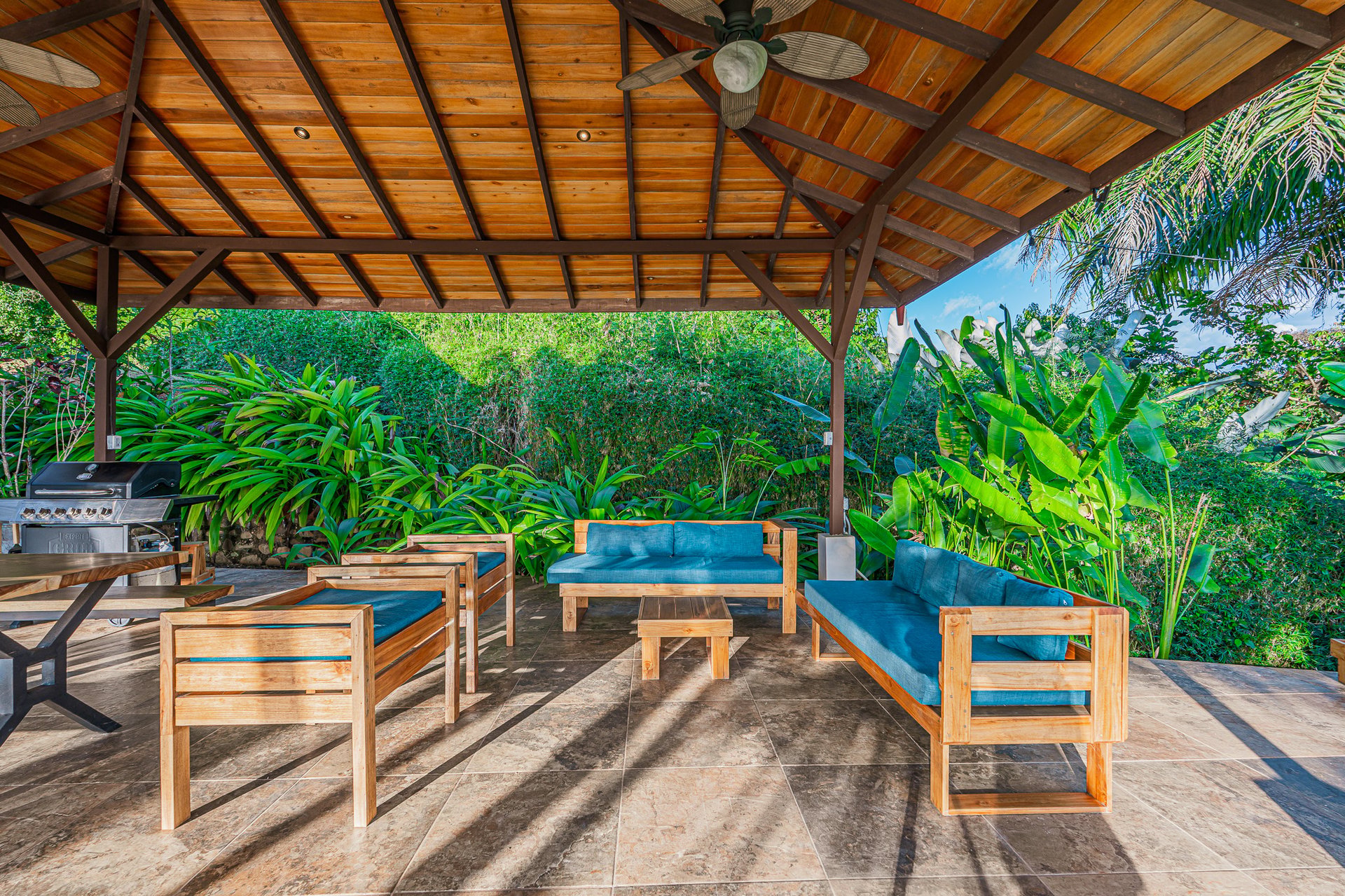 Sunset Ocean View Home on 2.6 Acres Platanillo