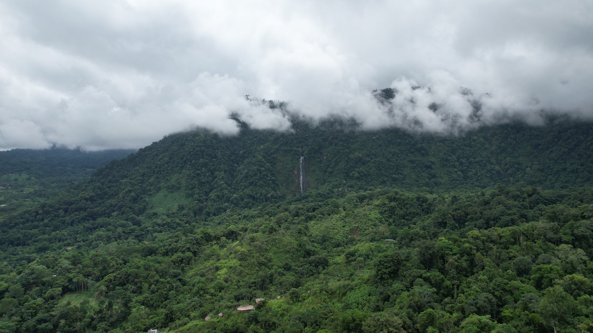 Mountain Estate with Waterfall View & Partial Ocean View, Commercial Kitchen, Gym, Massive Saltwater Pool & 4 Building Sites