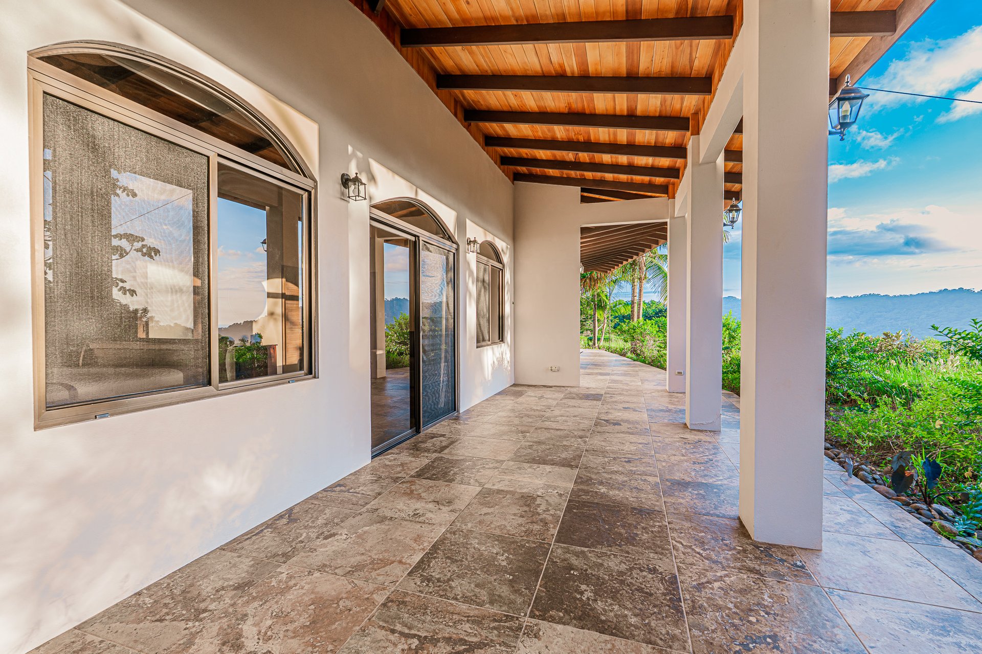 Sunset Ocean View Home on 2.6 Acres Platanillo