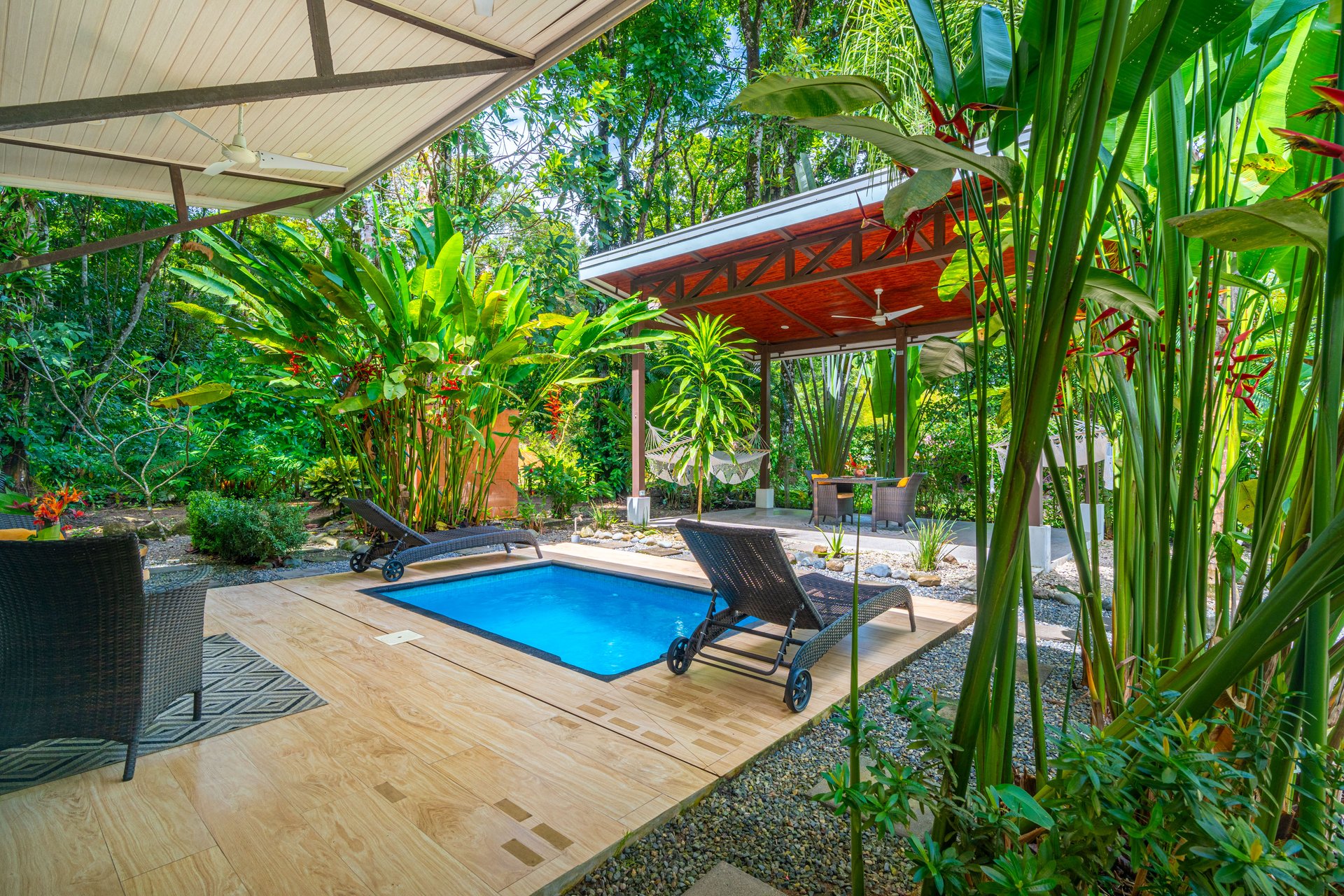 Tropical Modern Casita on ½ Acre / Saltwater Pool / Expansion Potential