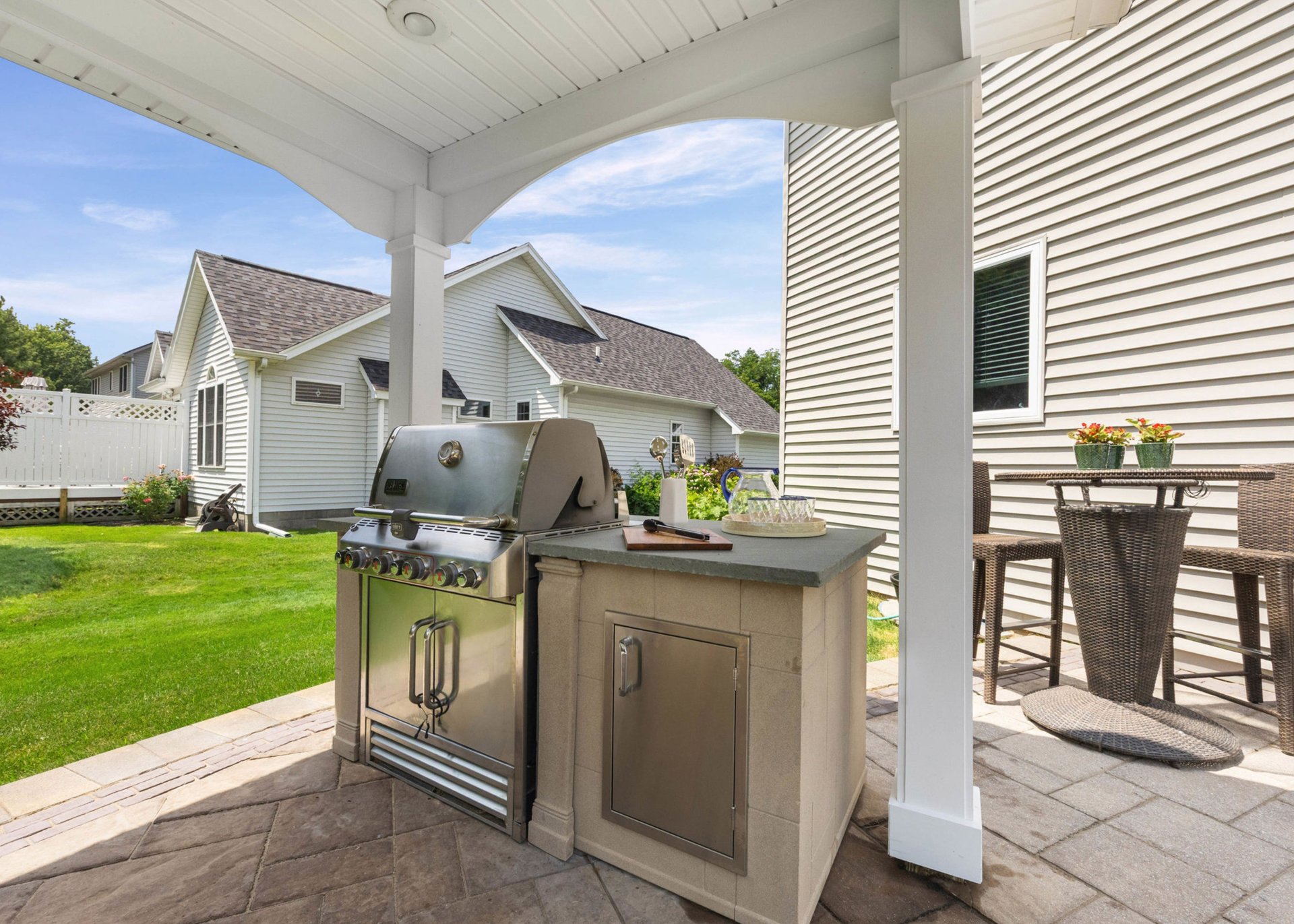 Updated Webster Colonial with Modern Style, Outdoor Living & Cul-De-Sac Location