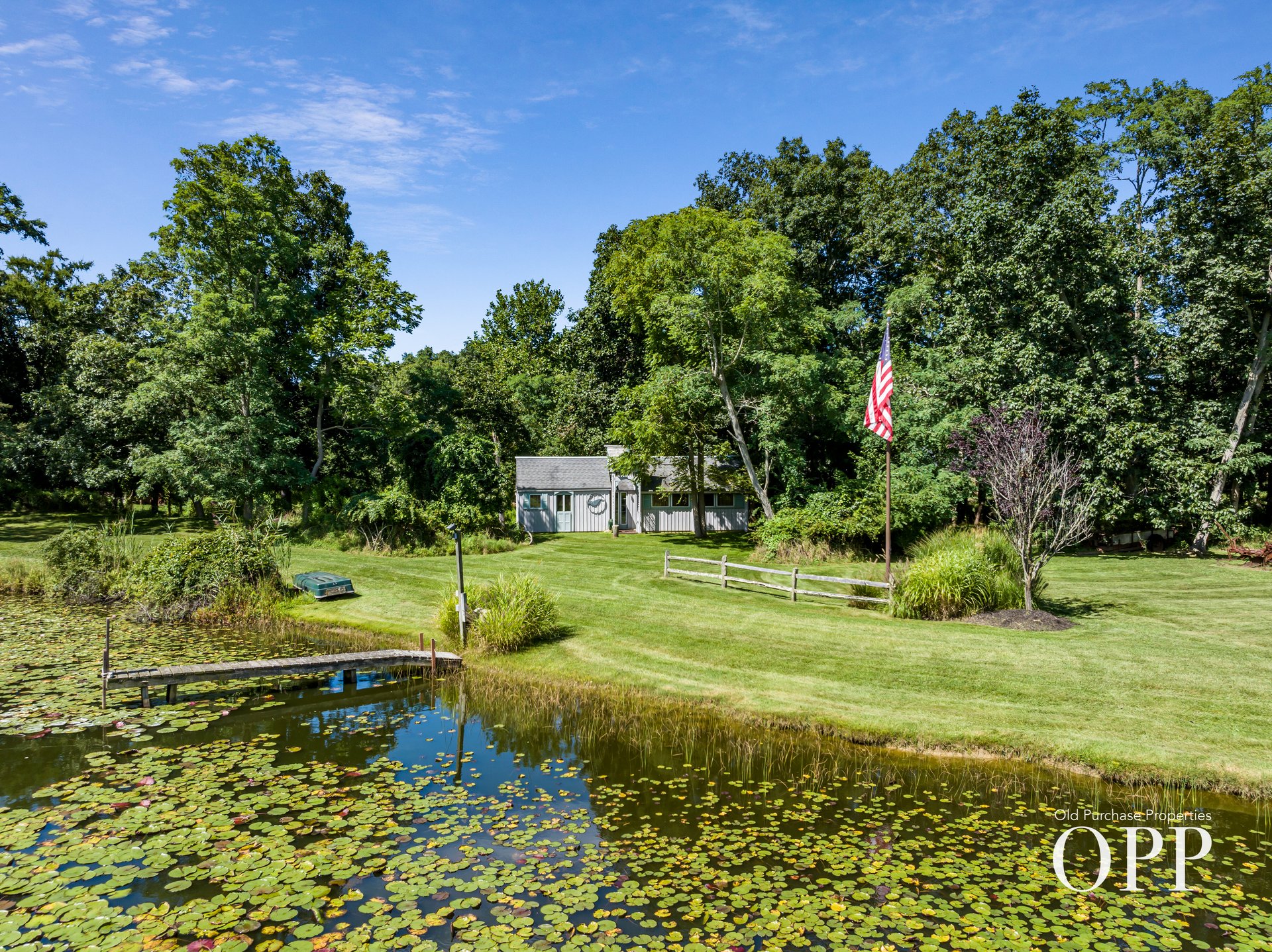 A Pastoral Haven on Nearly 3 Acres, Surrounded by Protected Land