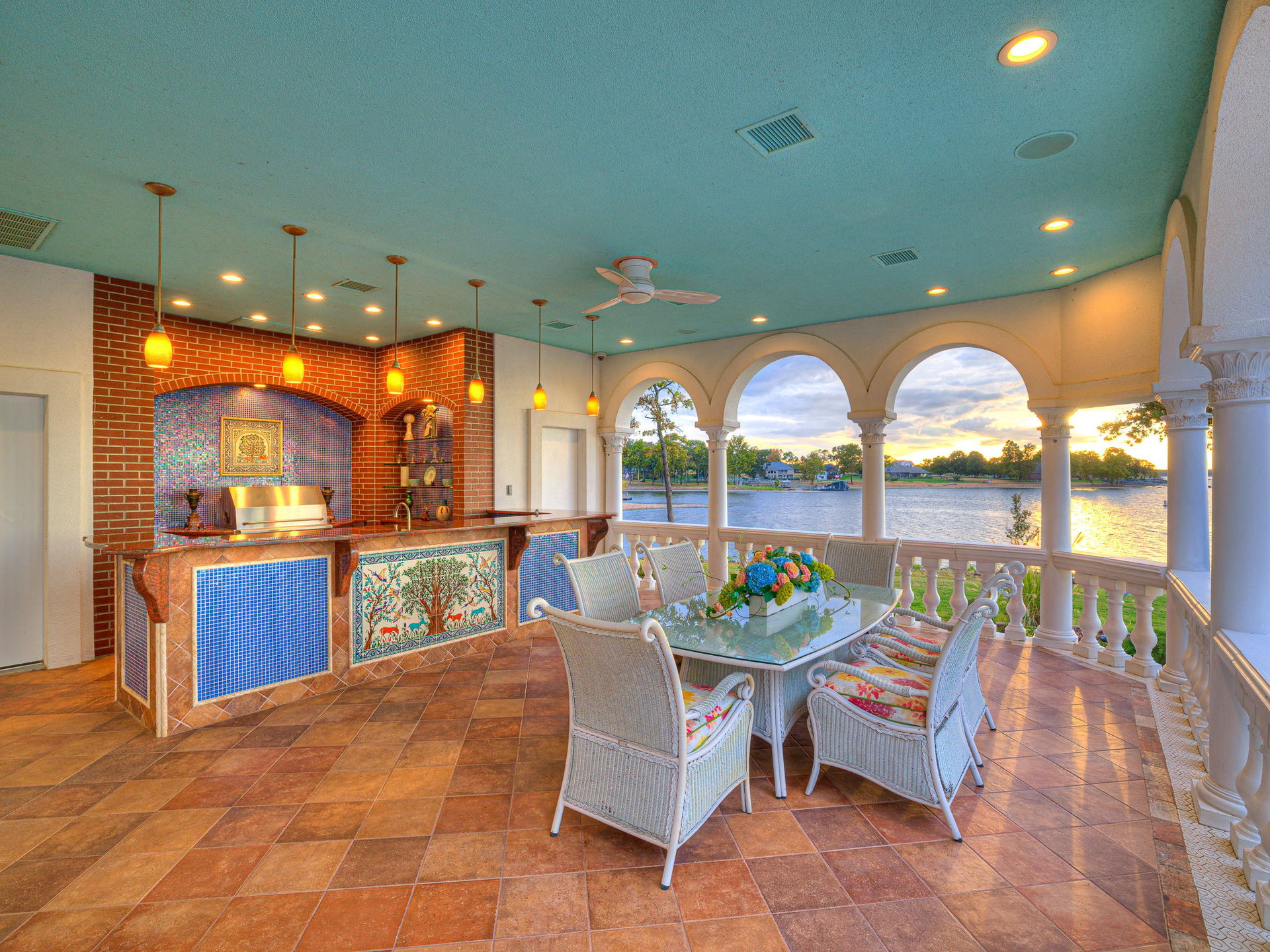 Mediterranean Estate Surrounded by the Beauty of Grand Lake 