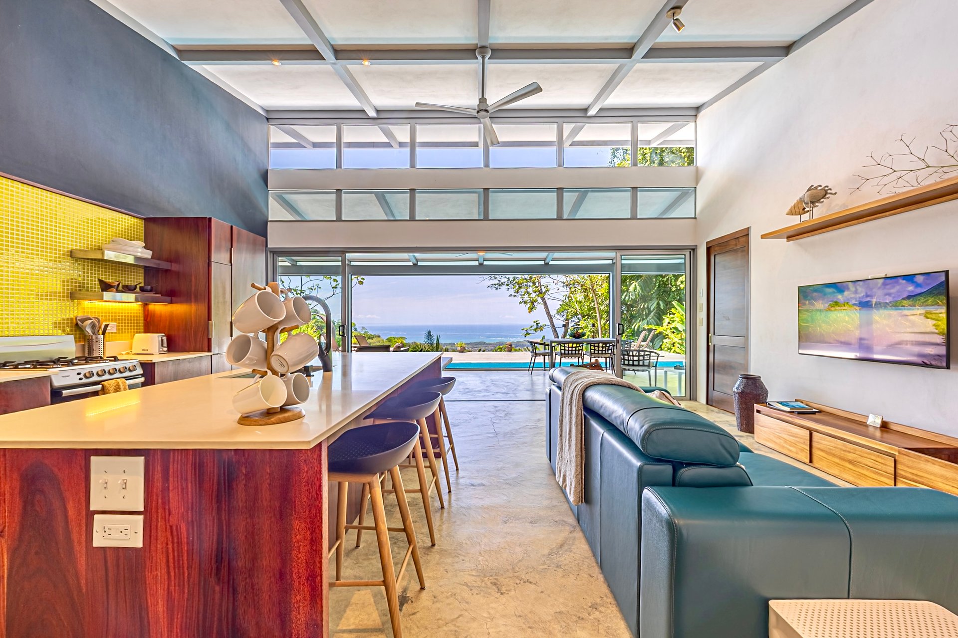 Uvita Ocean and Whale Tail View Modern Home on 3.64 Acres in Exclusive Enclave