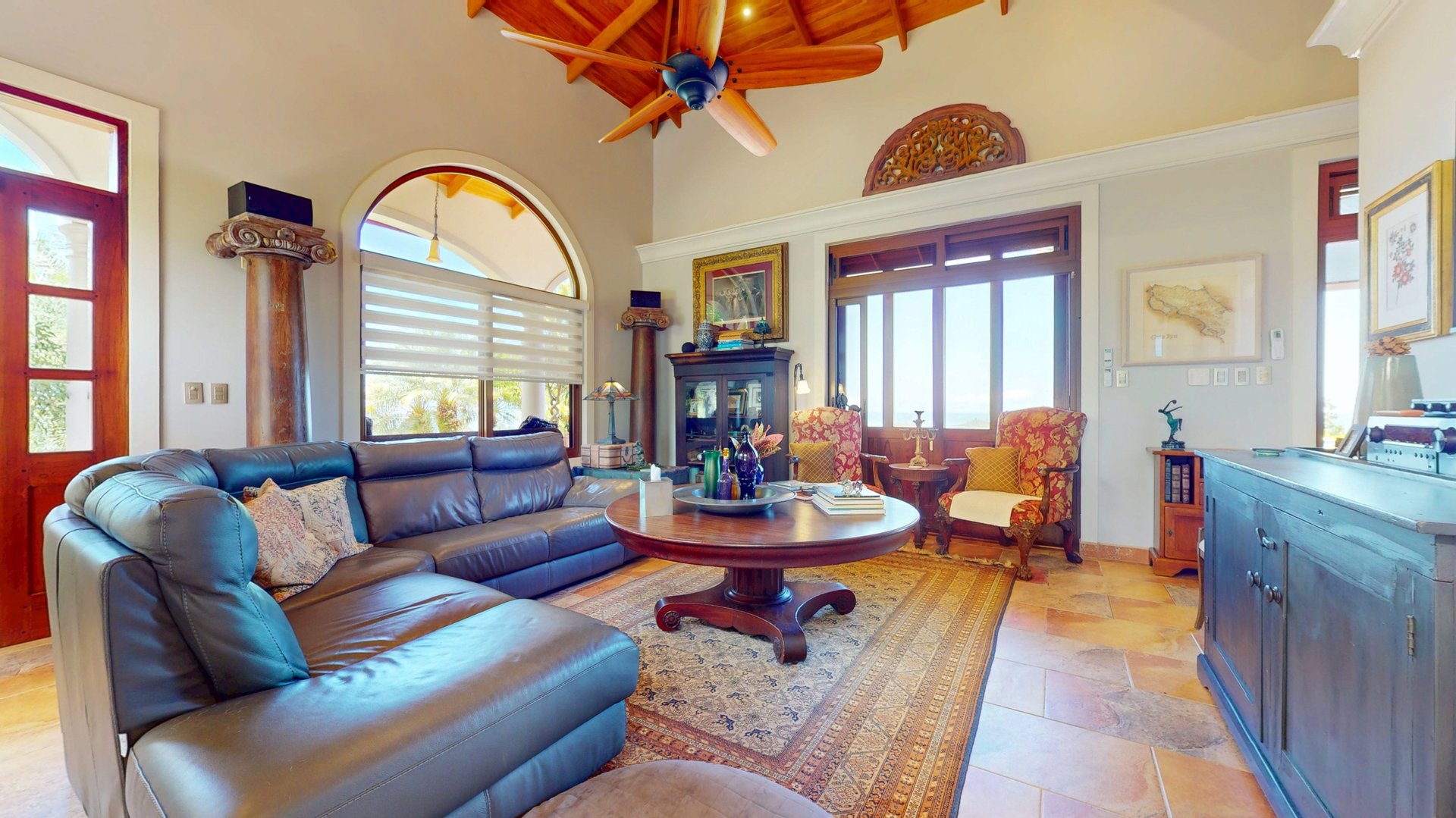 Tropical Hacienda with Breathtaking Whitewater Views in Most Desirable Gated Community in Ojochal