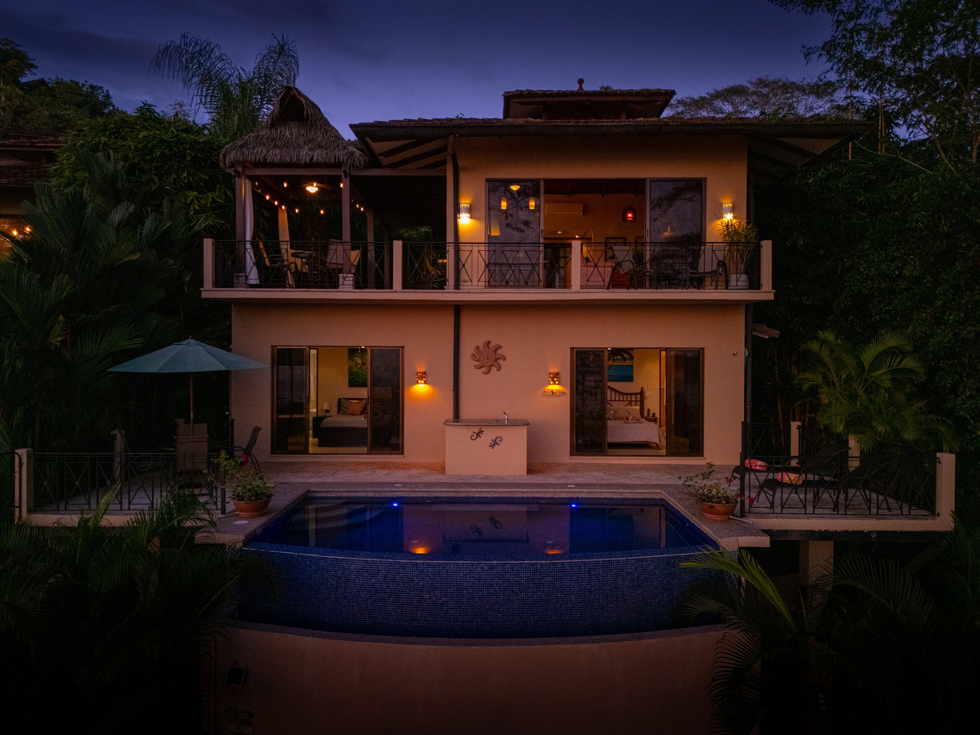 Canto Del Mar, Villa 3, Front Ridge Full Sunset Ocean and Jungle Views!