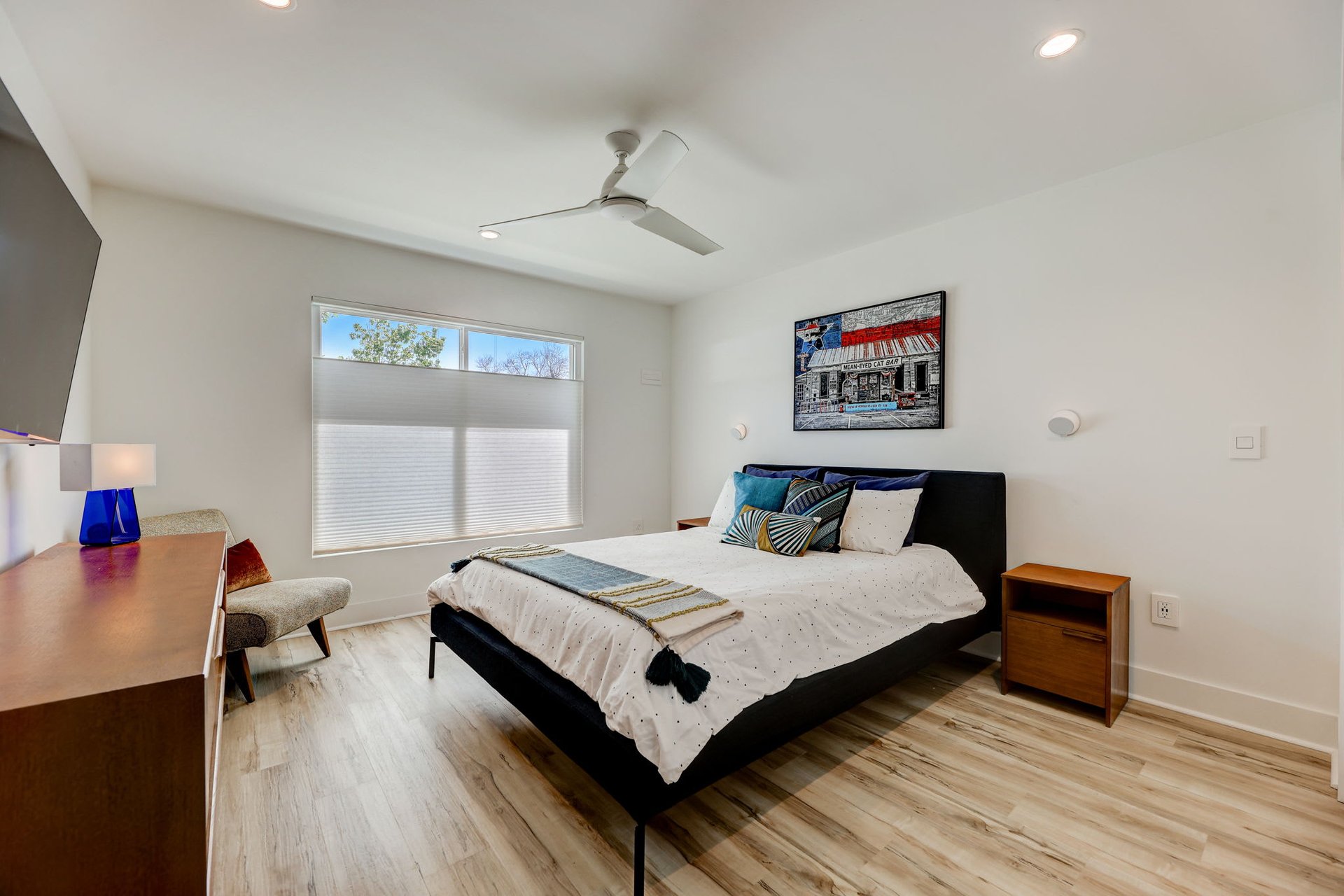Stunning modern mid-century rebuilt home in the sought-after Delwood Heights near Mueller!