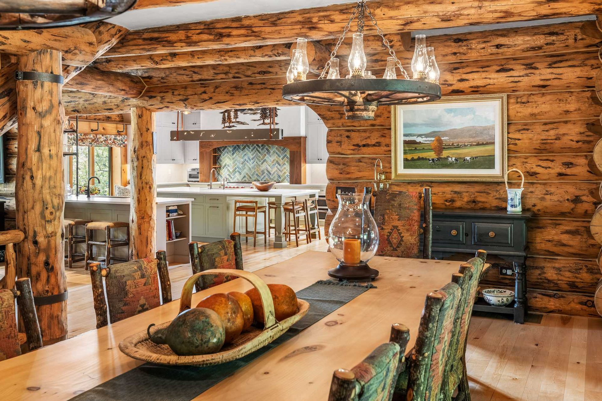 Exclusive Mountain Log Home - Monthly Rental Avail.