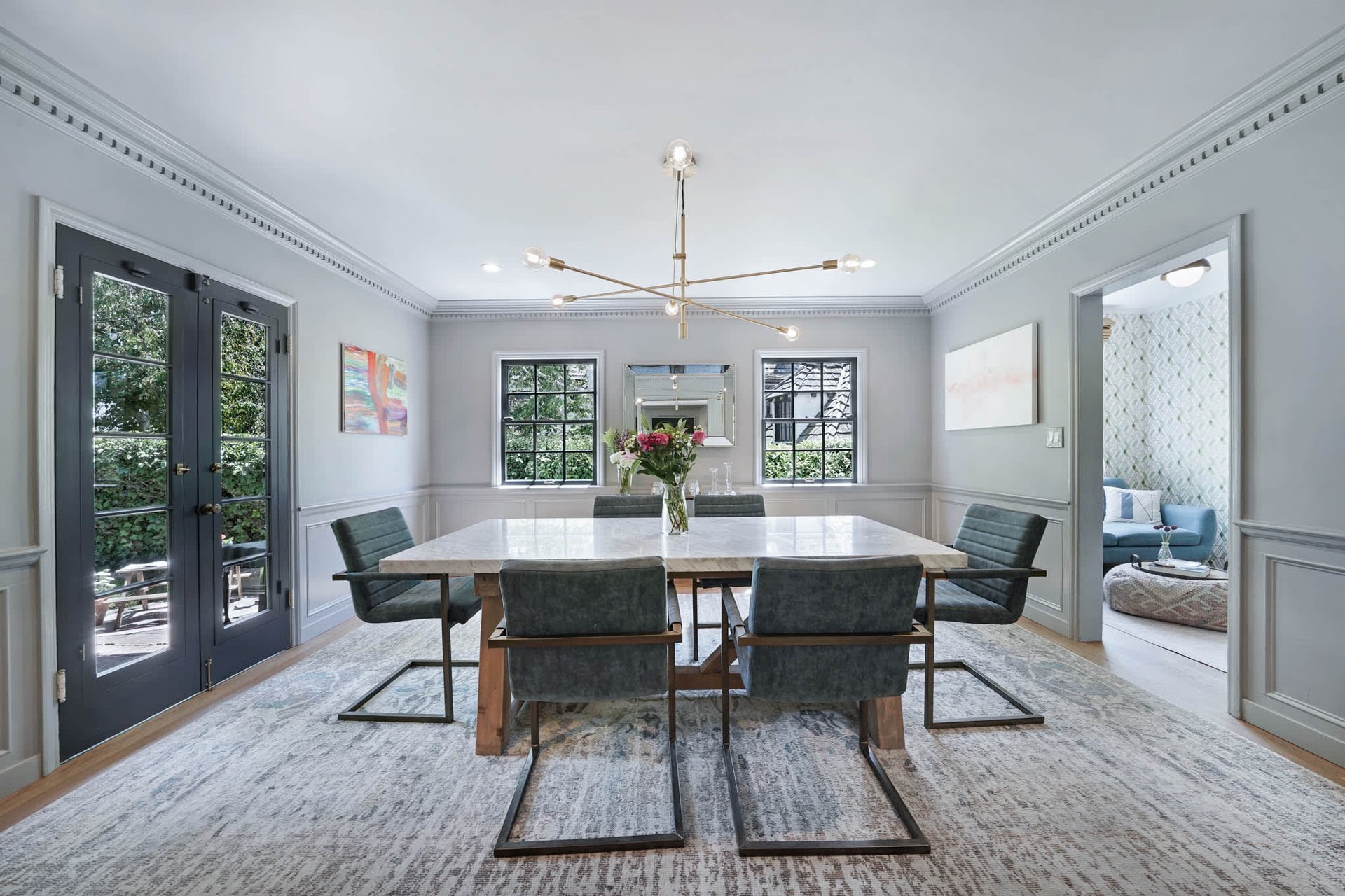 Beautifully Re-Imagined Turnkey Monterey Colonial Home in Los Feliz