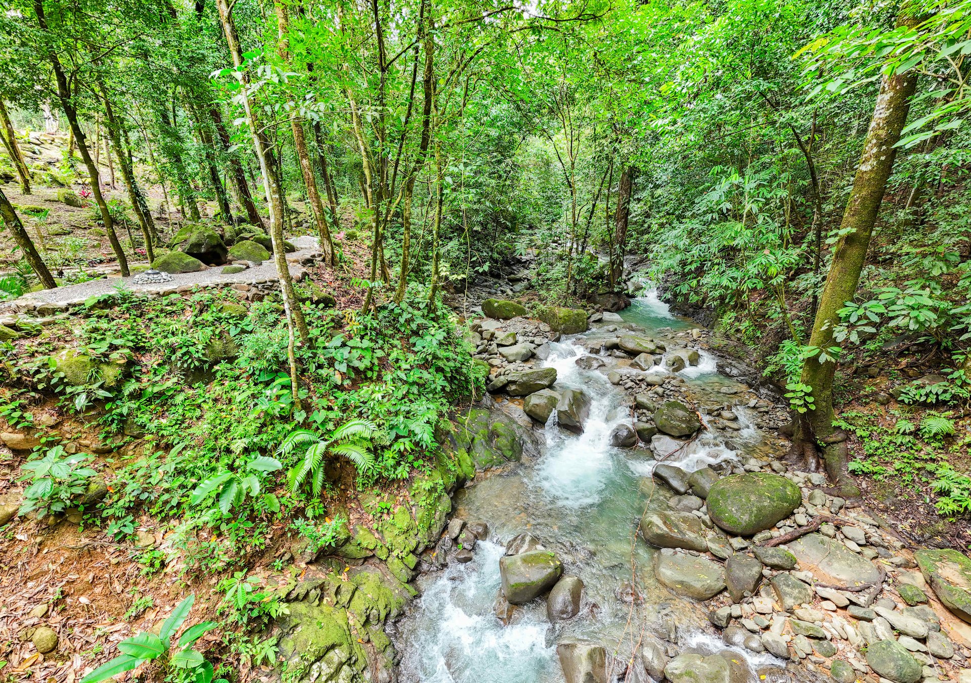 2-Bedroom Jungle Home with River, Waterfall & Pool on 3.8 Acres in Ojochal, Costa Rica