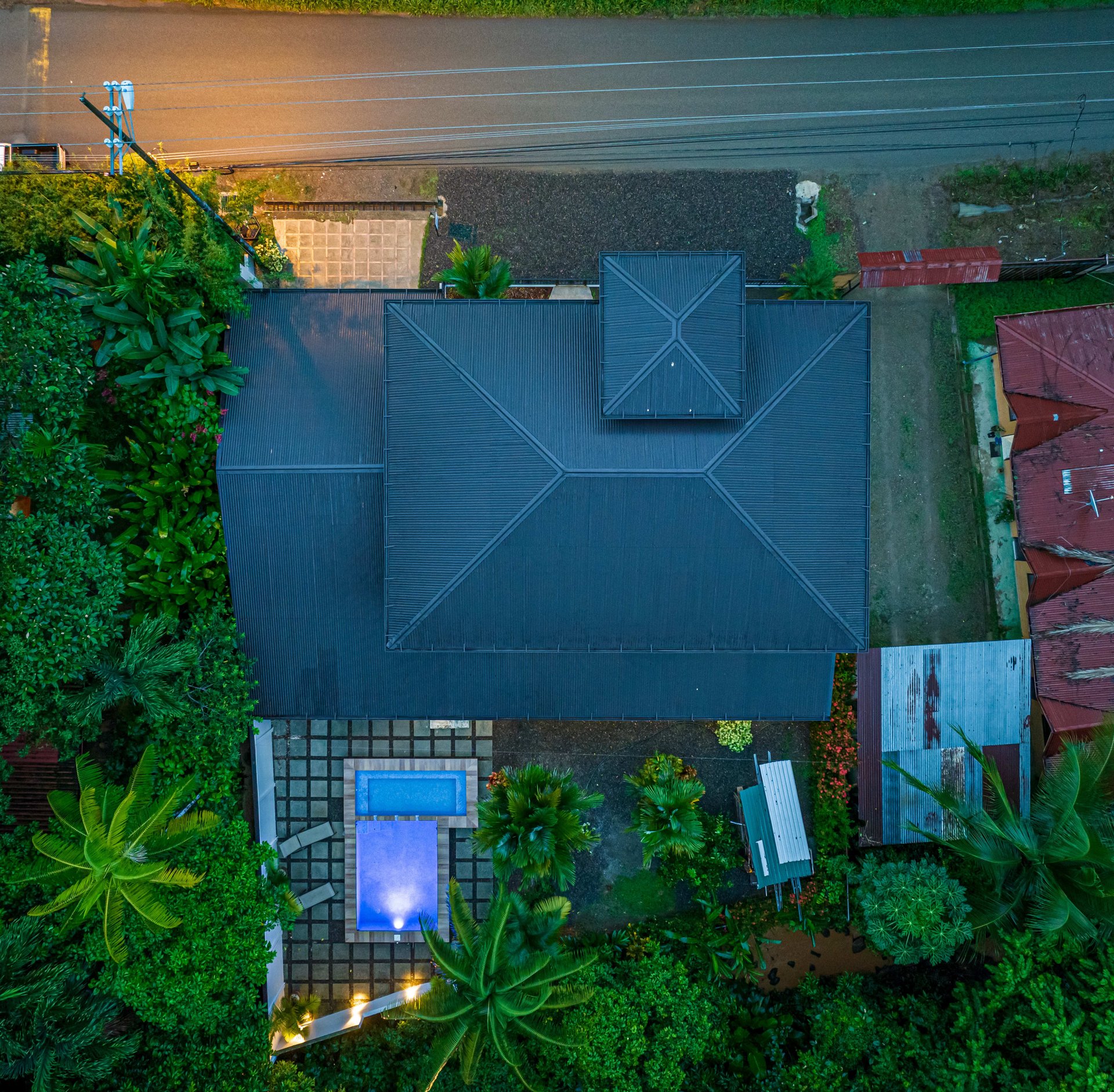 Commercial Building Opportunity in the Heart of Uvita. On Creek with Beautiful Jungle View