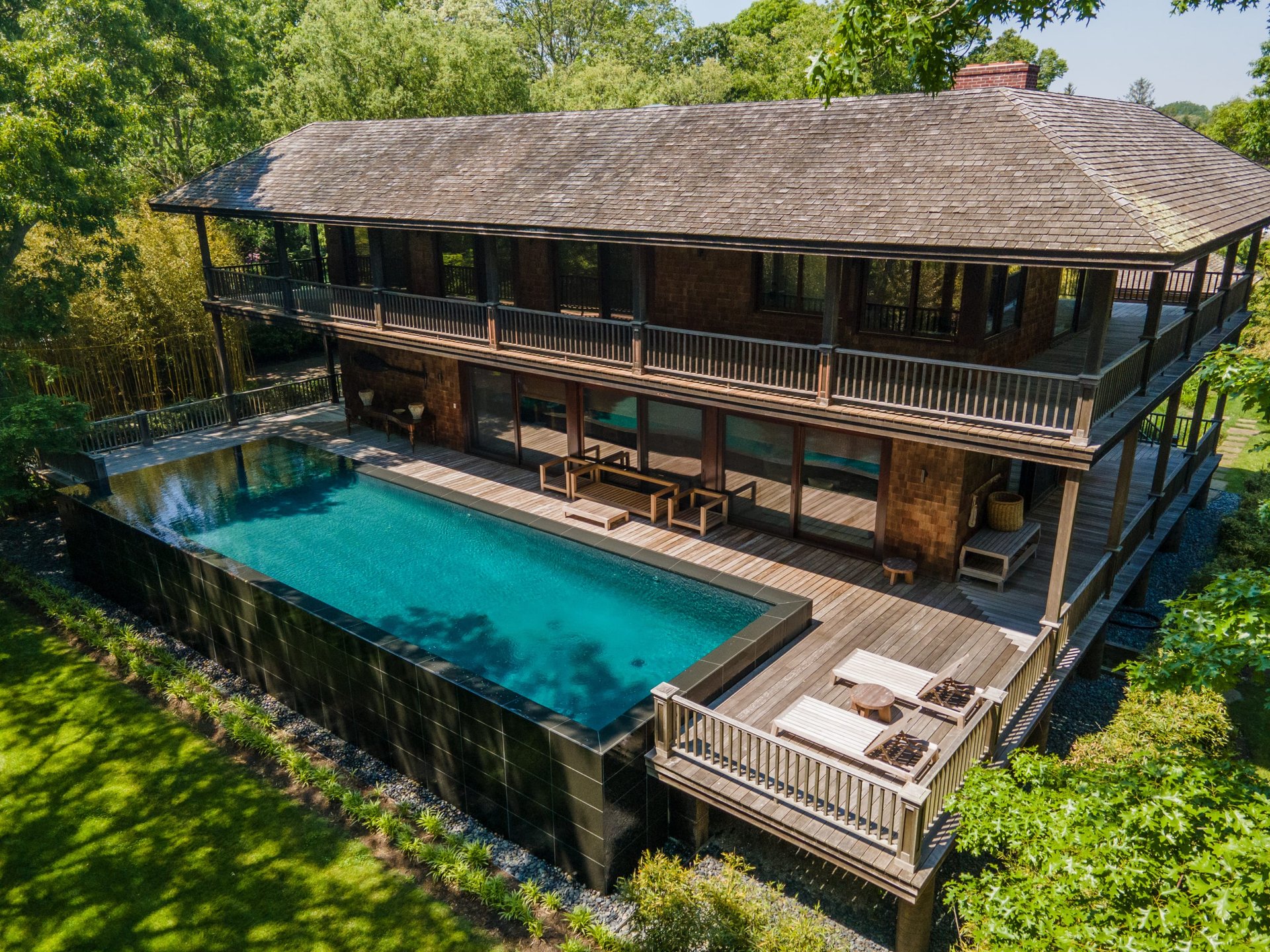 Designer Waldo Fernandez's East Hampton Village Compound