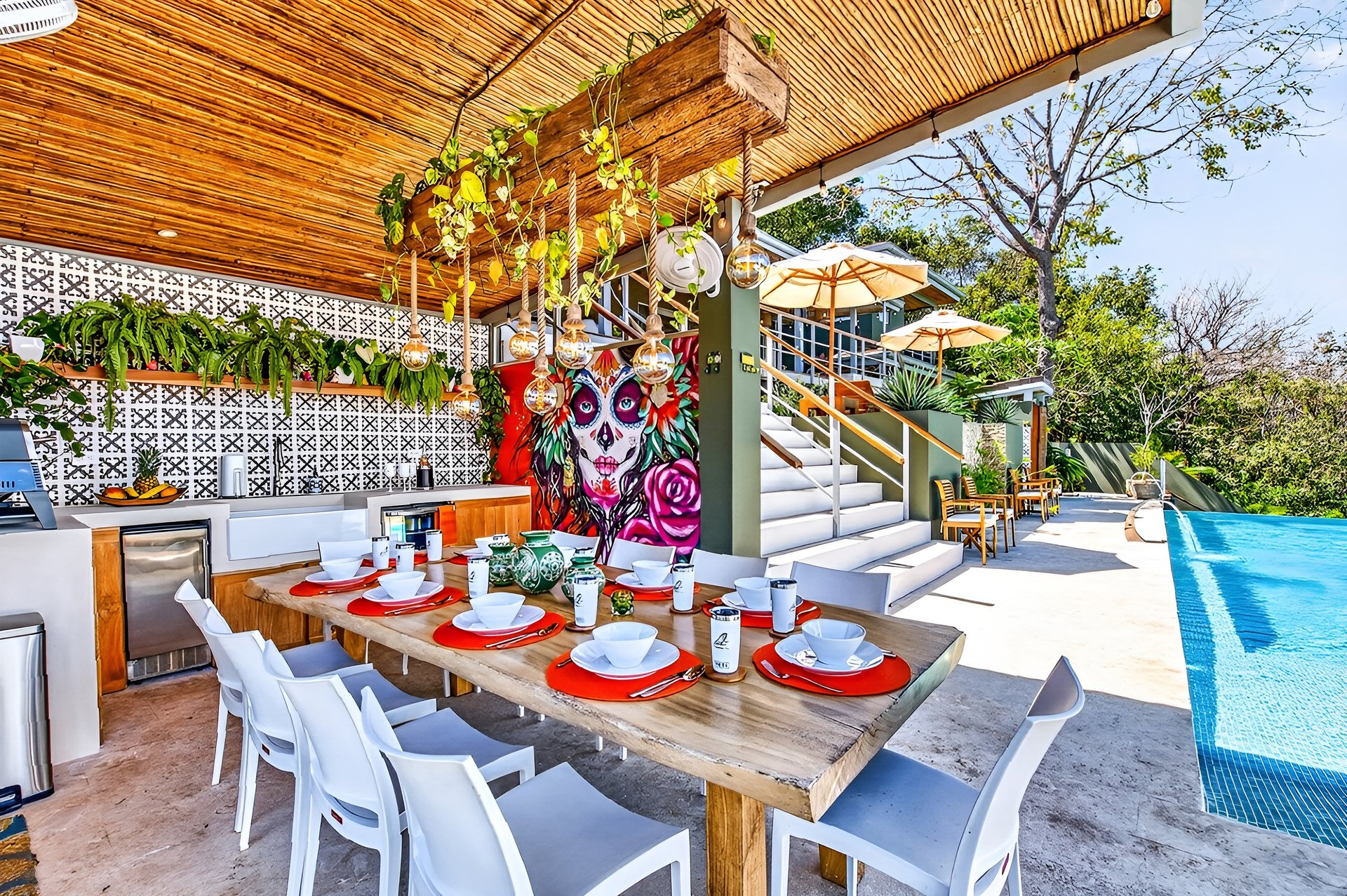 Casa Pochote | Artisan Luxury Villa in Tamarindo | Pool, Jacuzzi & Langosta Beach Club Membership Included