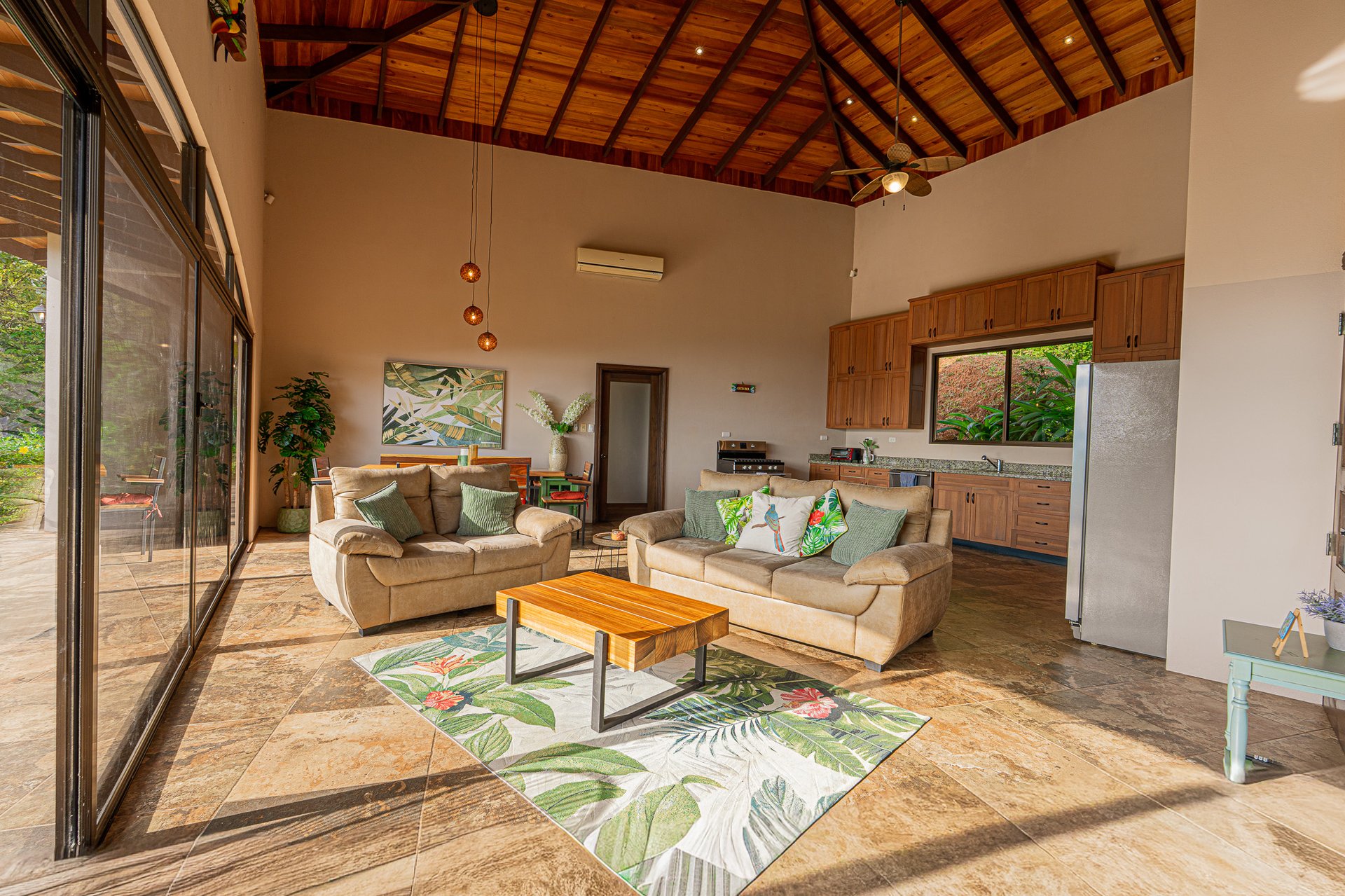 Sunset Ocean View Home on 2.6 Acres Platanillo