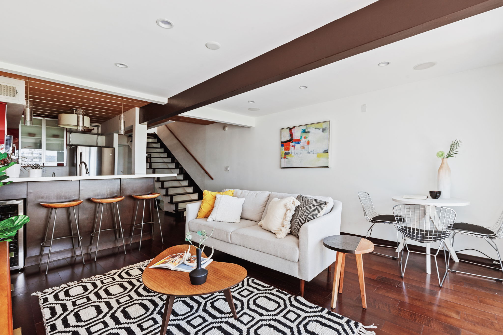 Magnificent Post and Beam Mid-Century Modern Duplex in Silverlake