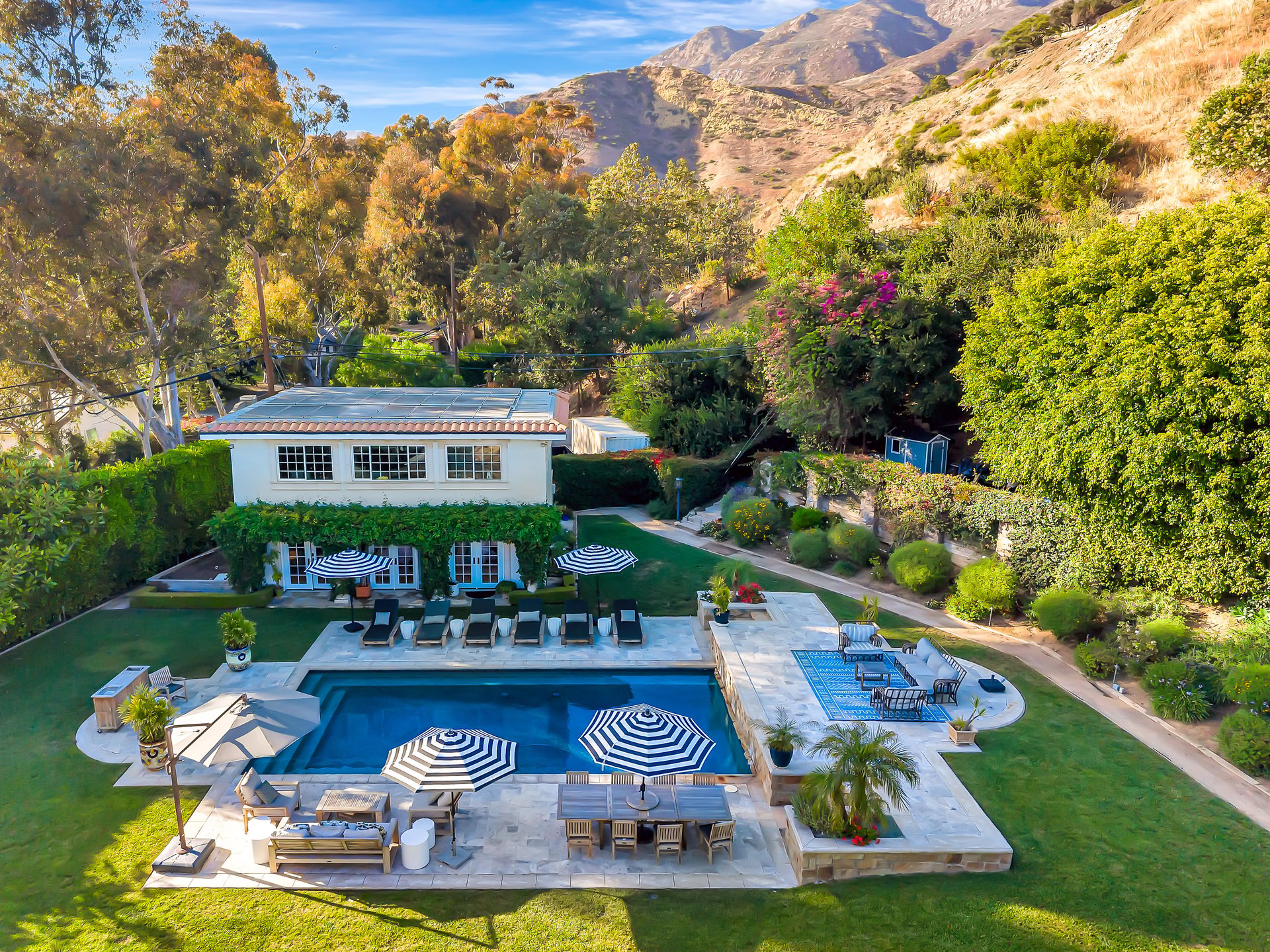 Luxury Malibu Hillside Estate w/ Resort-Style Pool & Mountain Views